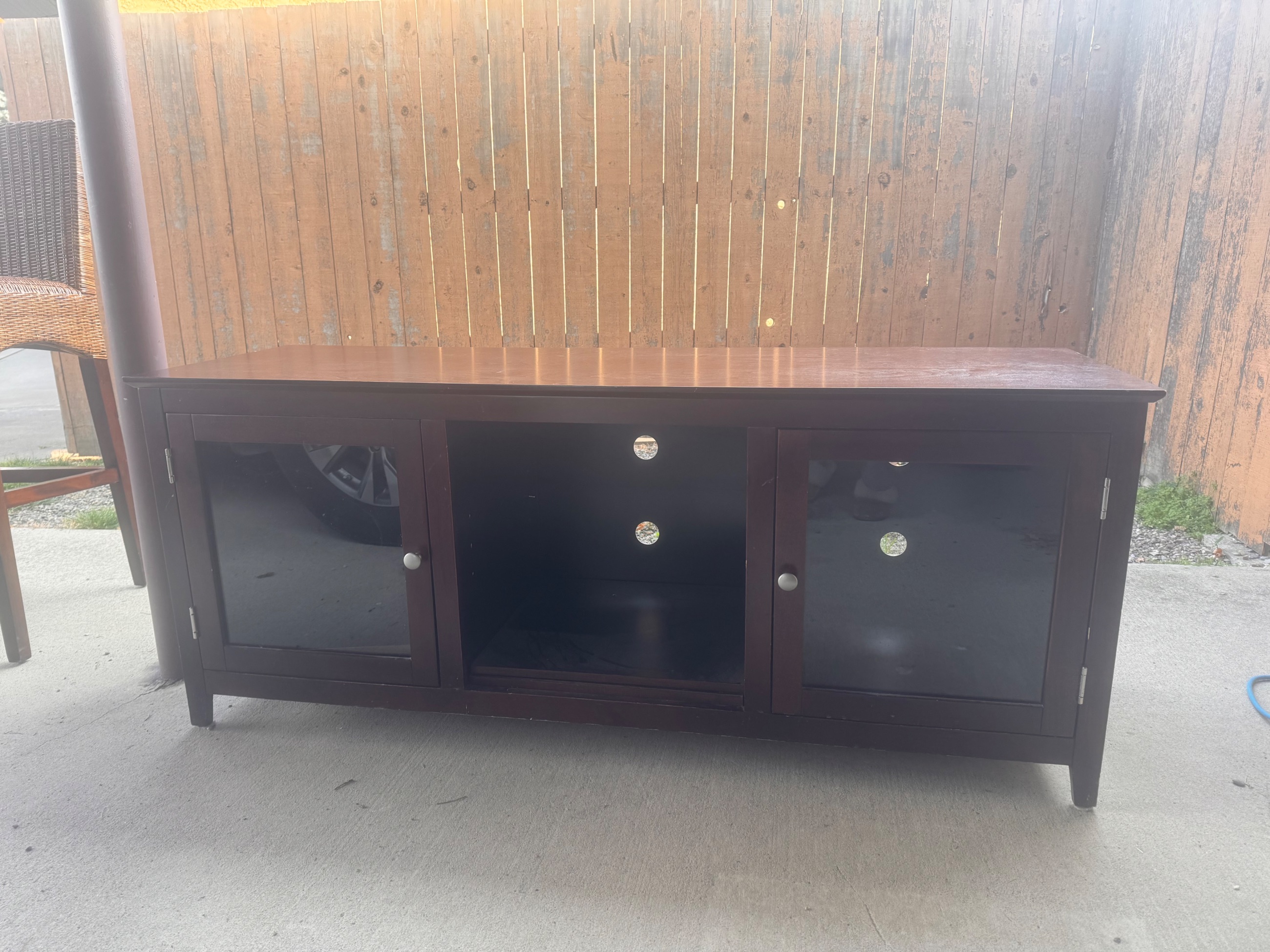 Photo of Solid wood TV/entertainment console