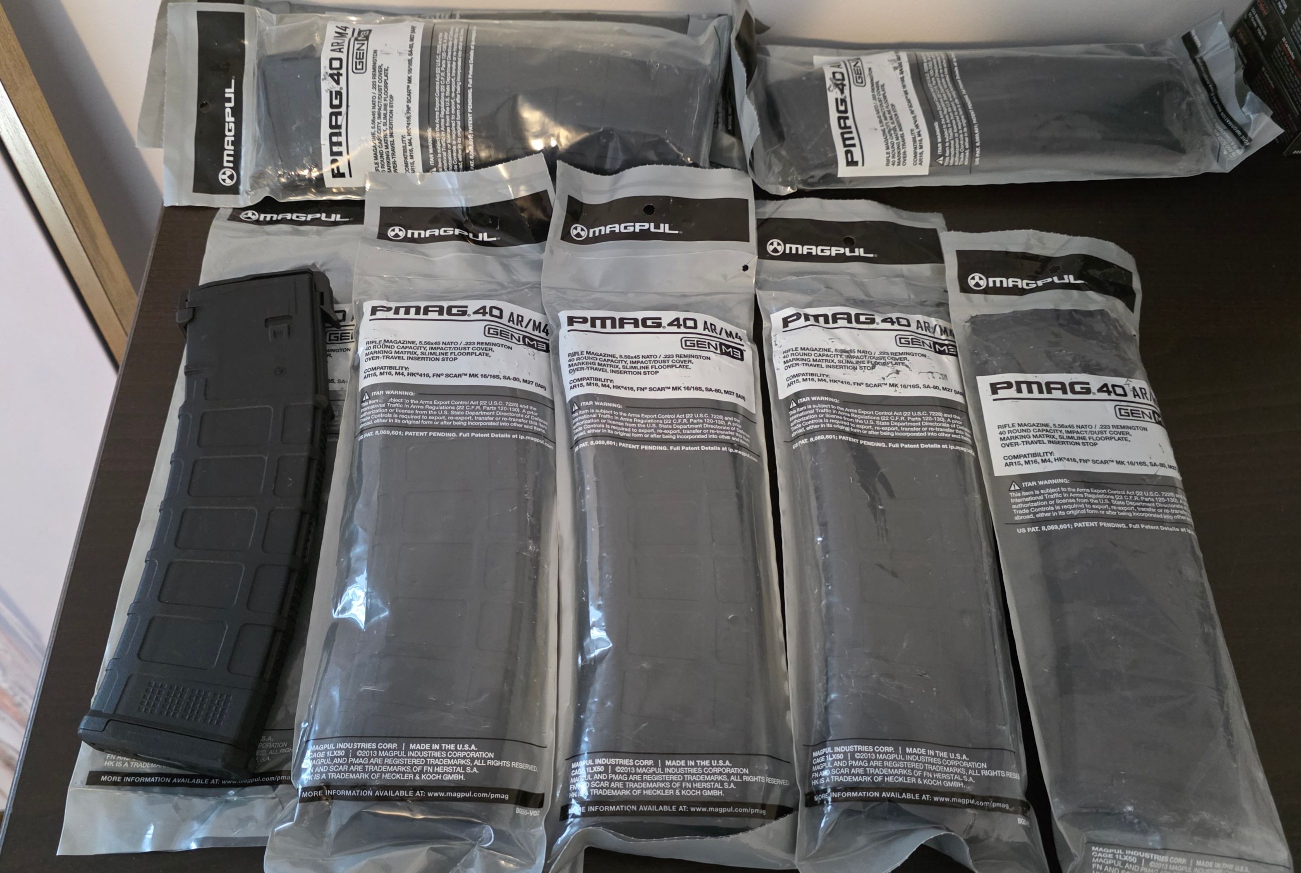 Photo of Magpul PMAG 40 Gen M3 5.56 AR/M4 5.56mm PMAG Magazines