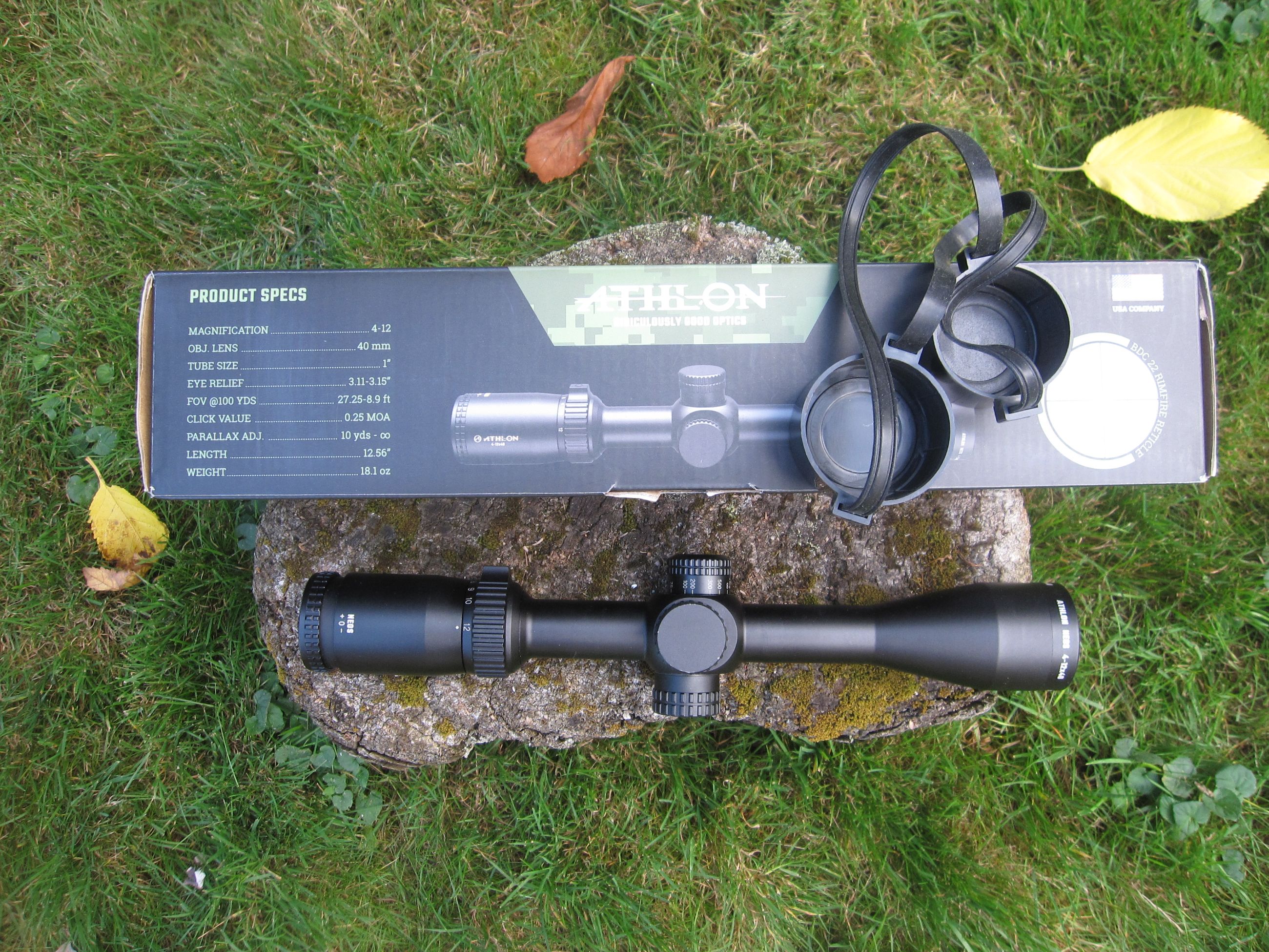 Photo of Athlon Neos 4-12 x40 BDC Rimfire Scope   