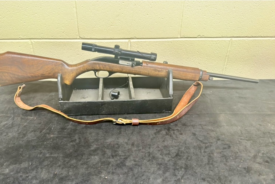 Photo of MARLIN MODEL 99 M1 22 CALIBER RIFLE WITH BUSHNELL SCOPE FOR SALE OR TRADE