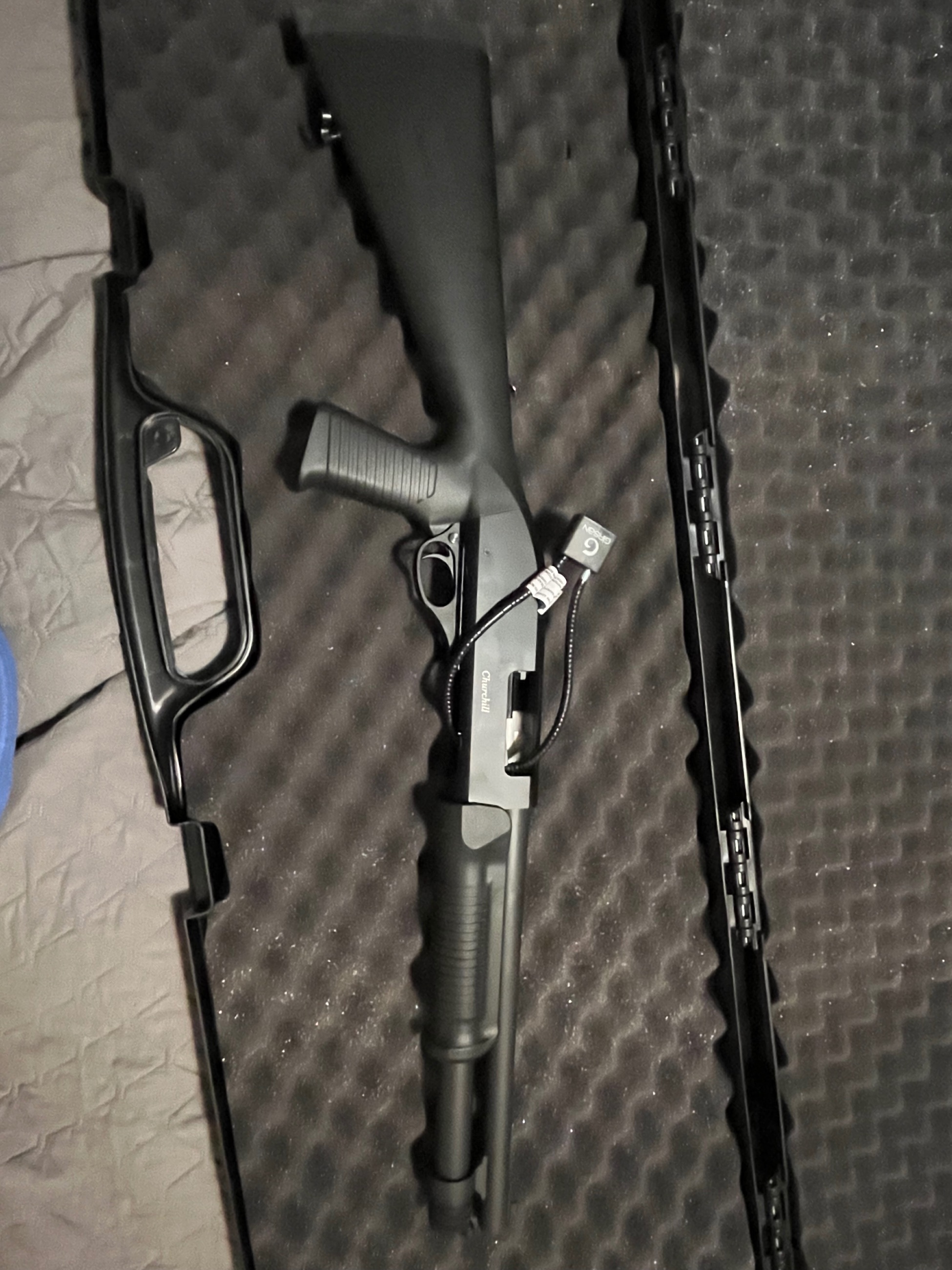 Photo of Churchill 12 gauge pump