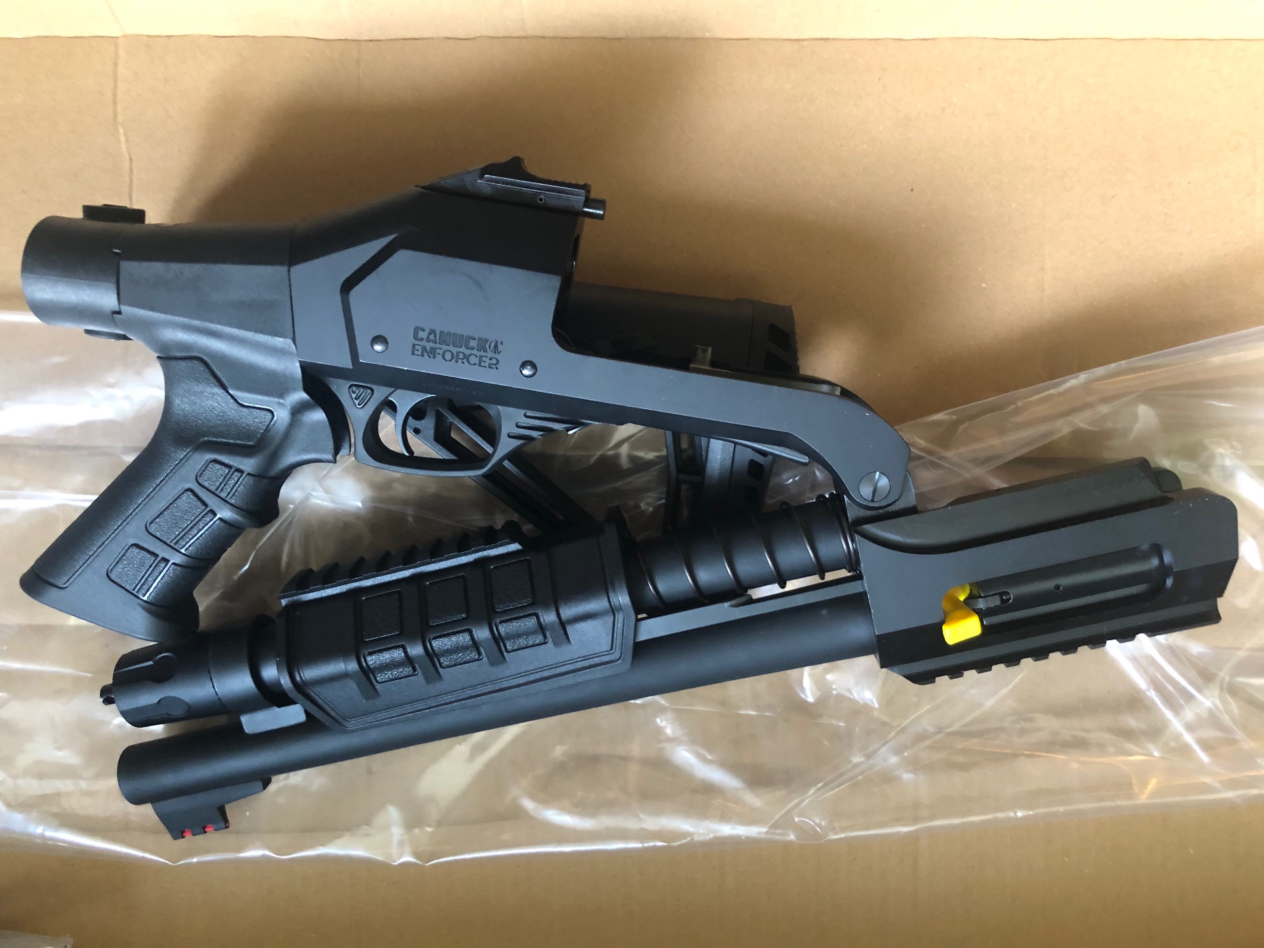 NEW! Tri-Folding Canuck Enforcer 2 Pump-Action 12 Gauge 3” Shotgun, 12" Barrel, 3+1, (Tri-Fold see pic) - 15 - 1758687559395_IMG_9495