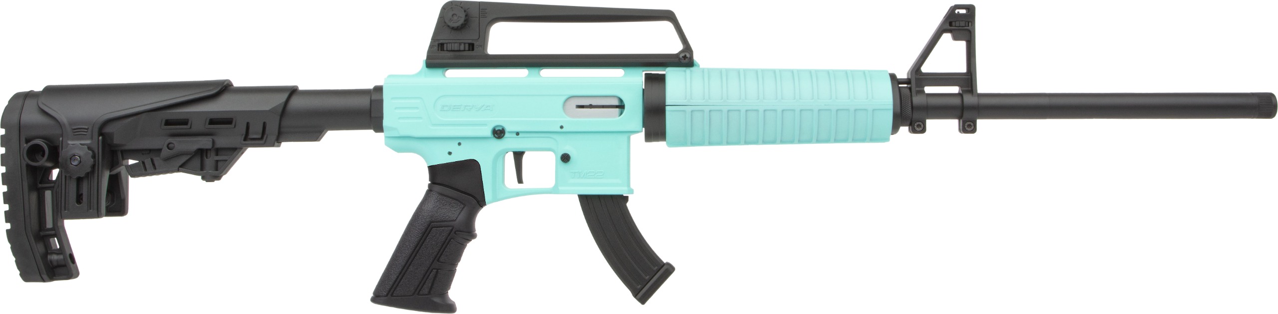 Brand new Derya TM22 Feather SA Compact .22lr Semi Auto Rifle $400 - 2 - 1758820980354_DERYA TM22 Feather SA Compact EGG BLUE