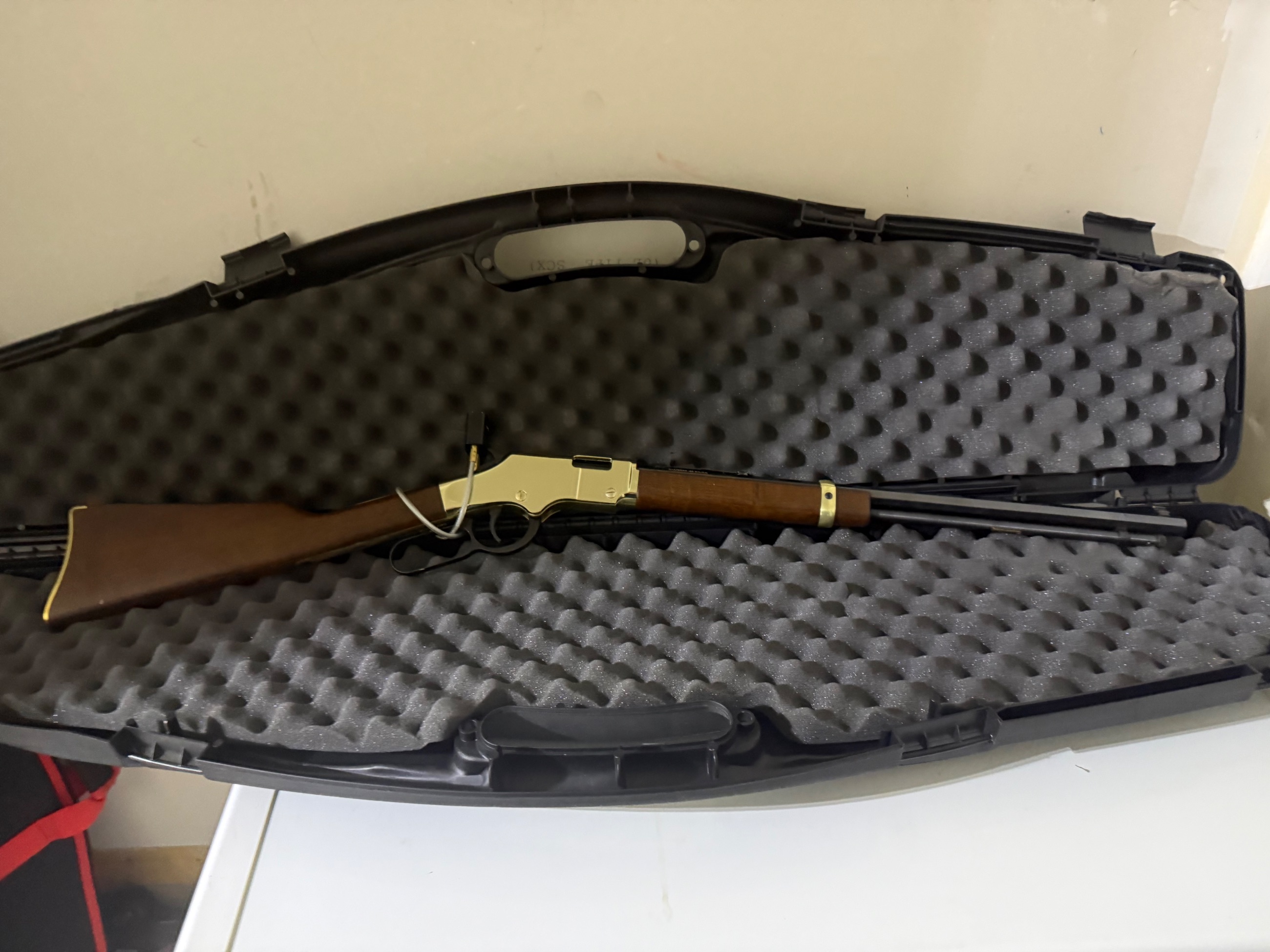 Photo of SOLD..Henry lever action .22 with hard case for sale