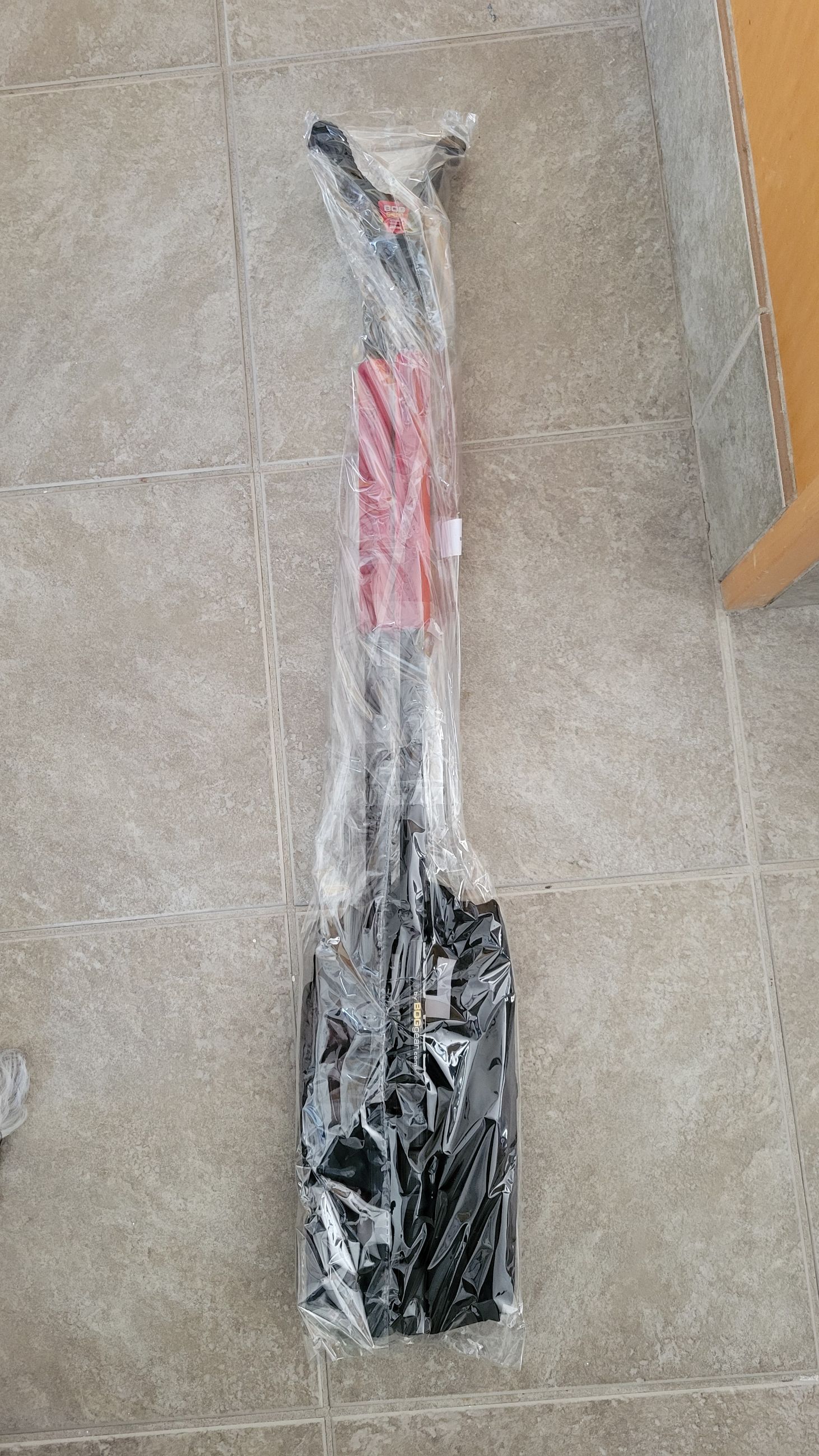 Photo of BogPod bipod shooting sticks with storage bag (color is red/black)- excellent condition (used once, mild dirt on handgrips)  ( mellonRSCA)