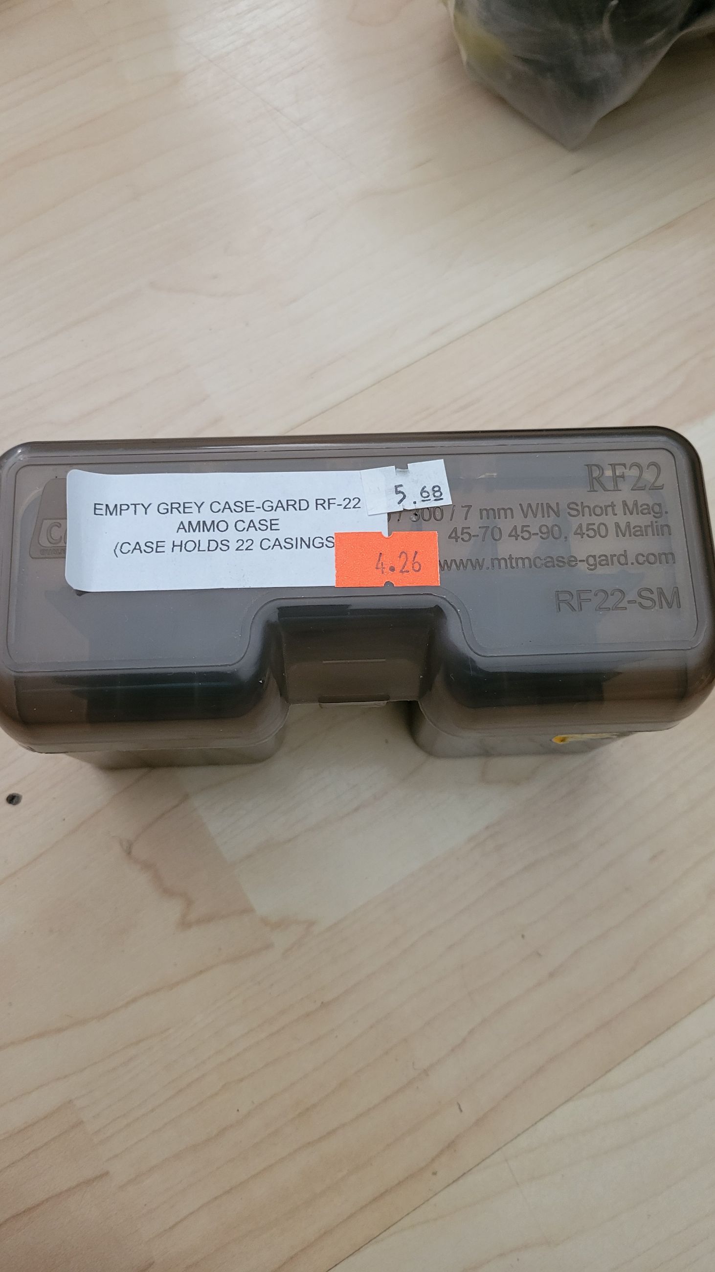 Photo of New MTM CASE-GARD RF22-SM hard ammo storage case ( mellonRSCA)