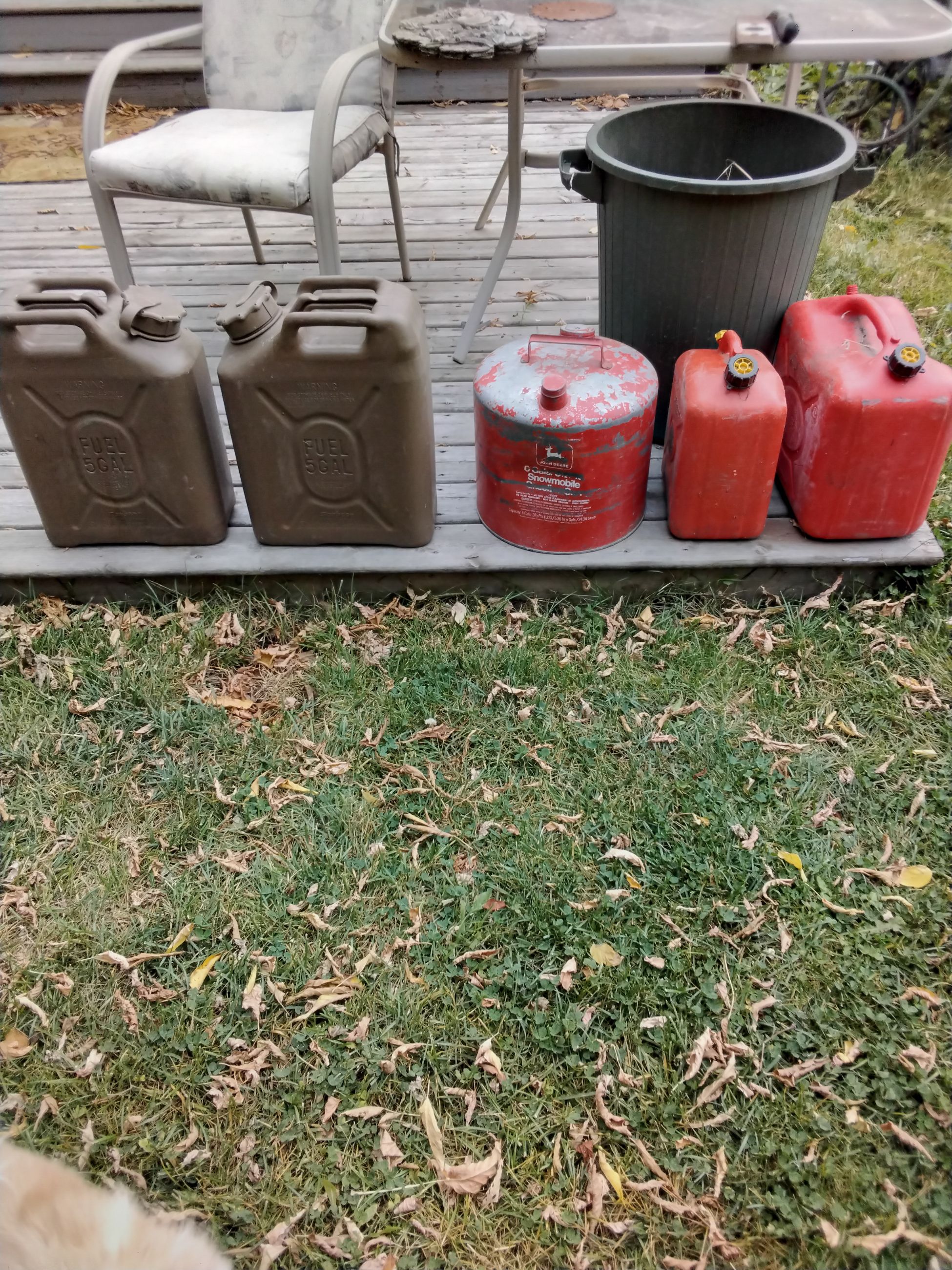 Photo of Jerry cans
