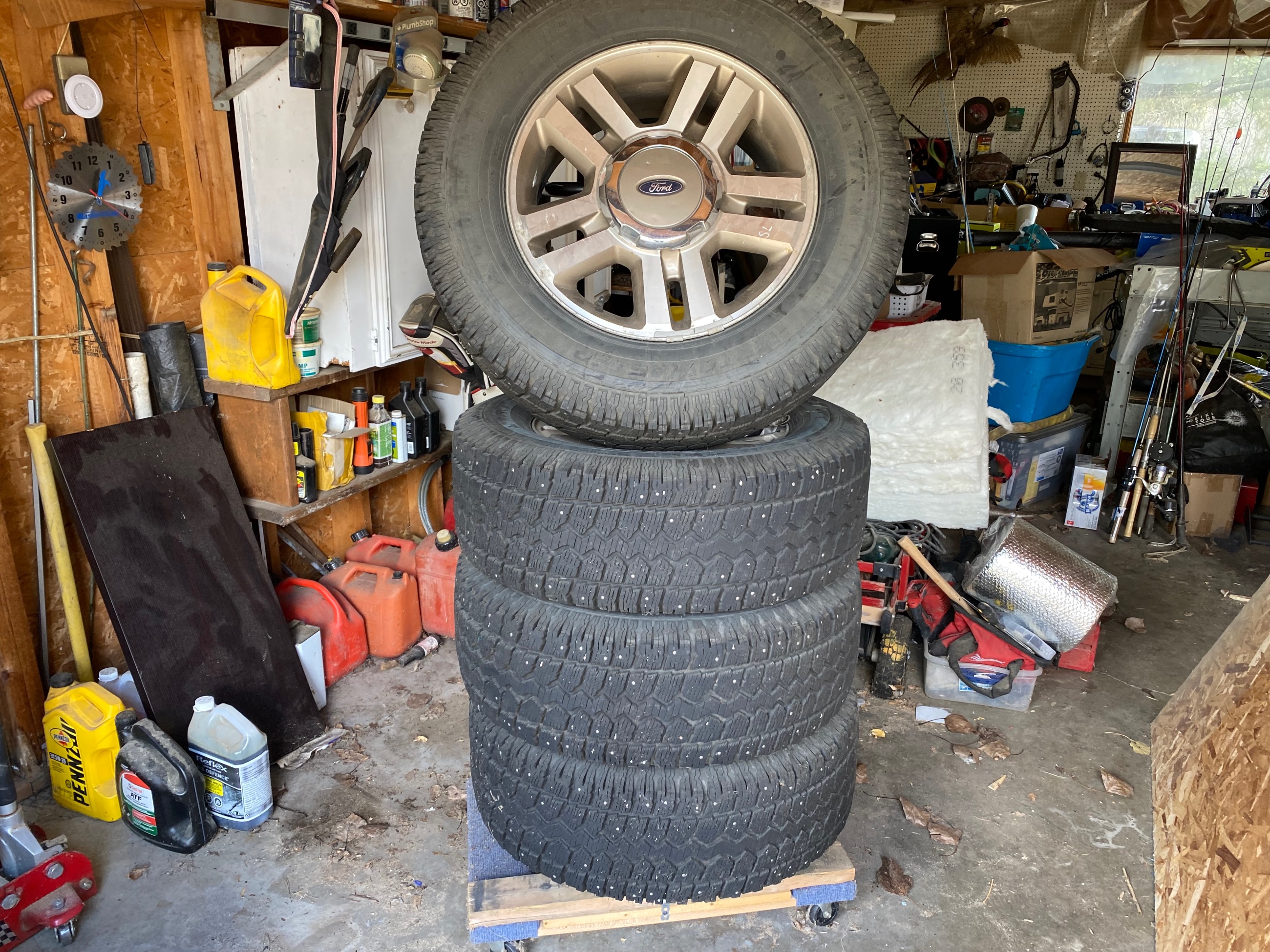 Photo of Winter tires on rims 
