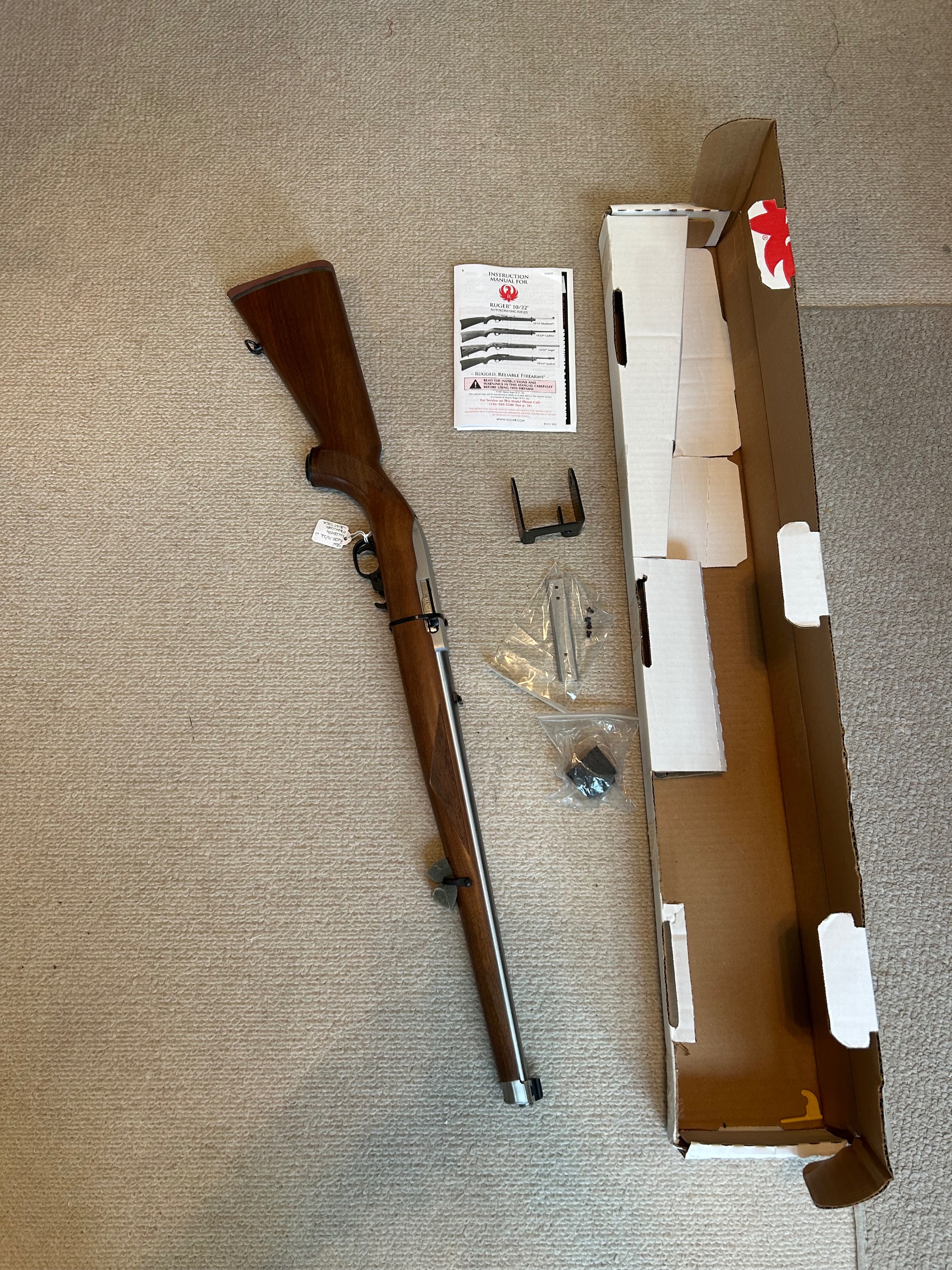 Photo of Ruger 10/22 Mannlicher Polished Stainless, New Unfired