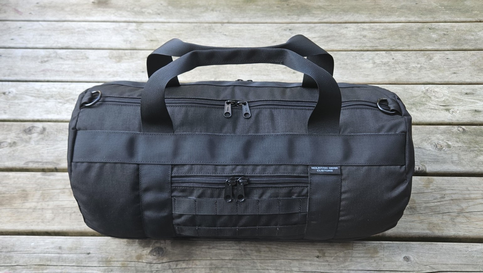 Photo of Tactical Duffel / Range Bag Black  w/ 2 Molle Compatible Side Pockets