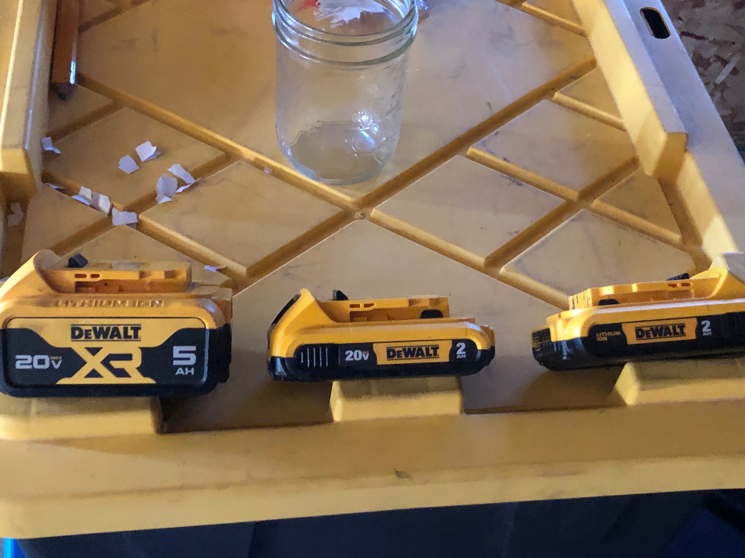 Photo of dewalt lithum batterys