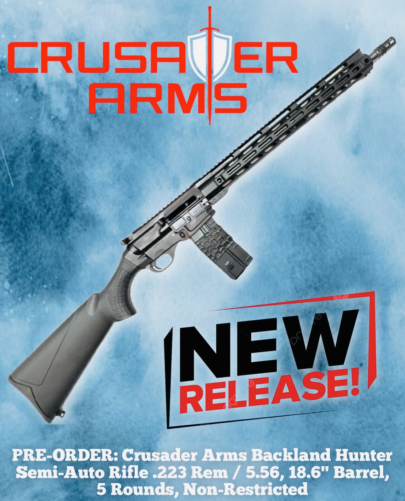 Photo of Crusader Arms Backland Hunter 223 rem semi 