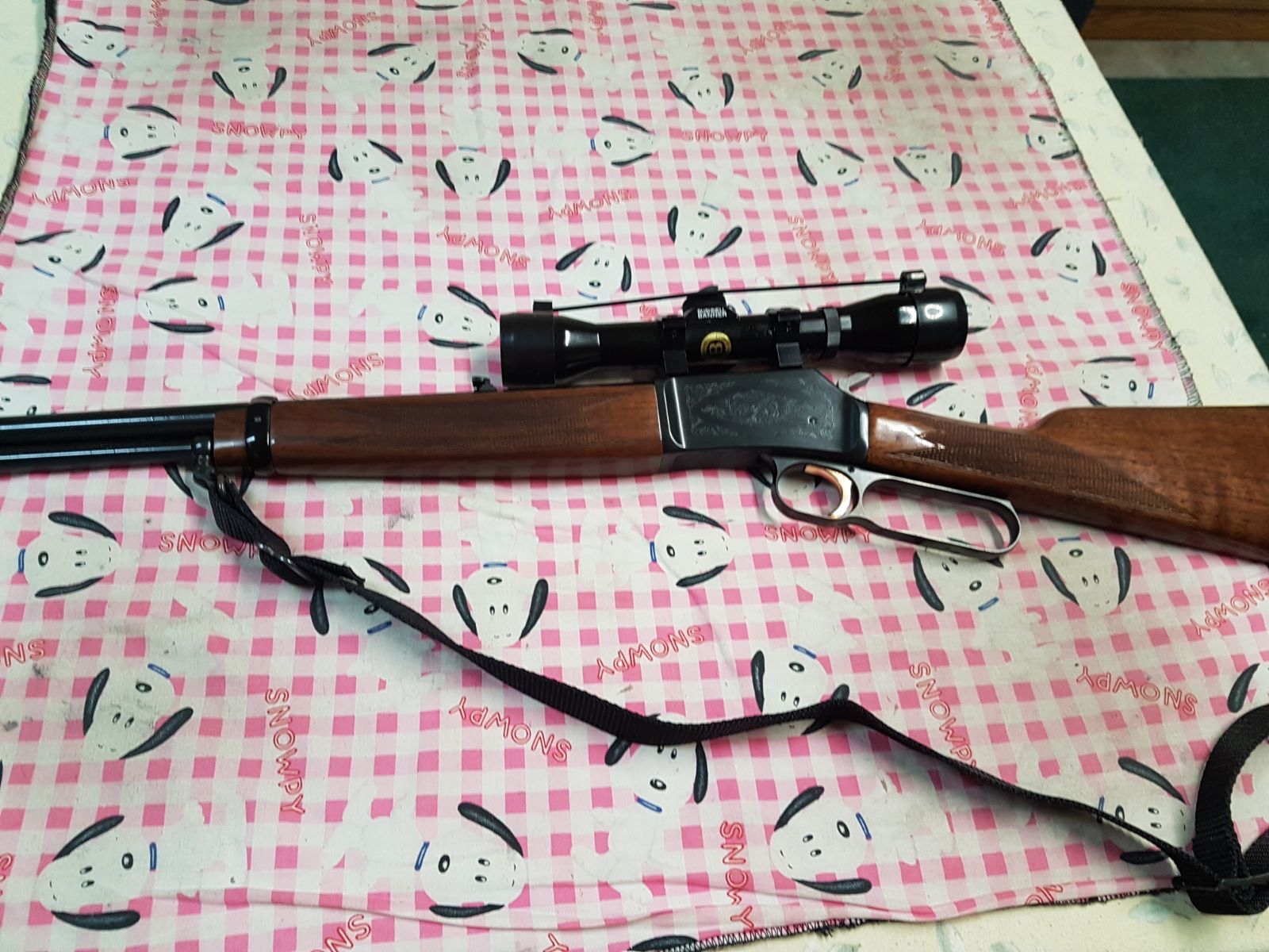 Photo of 90's Browning BL 22 grade 2 engraved lever action rifle 