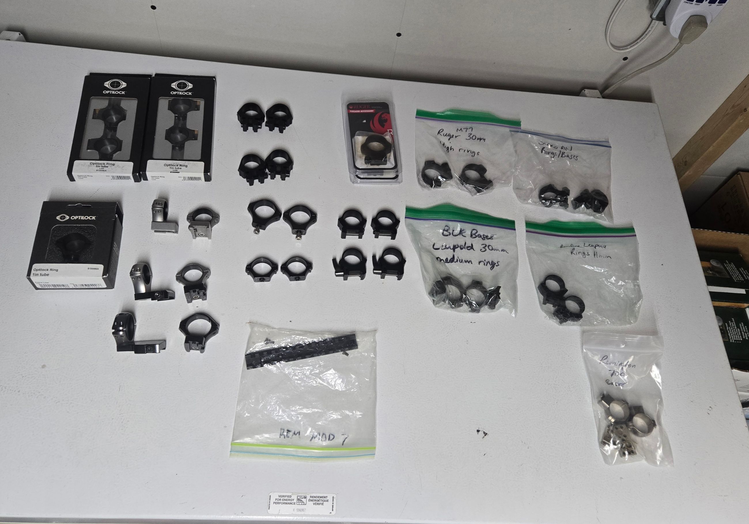 Photo of Rings and bases sako, ruger, remington 