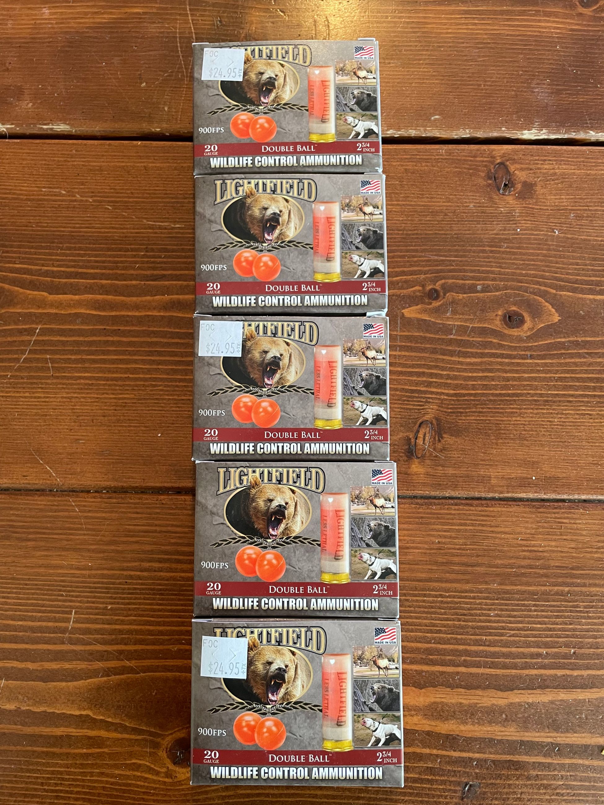 Photo of Lightfield — Wildlife Control Ammunition — 20-ga, 2¾" — 5 boxes (25 rounds)
