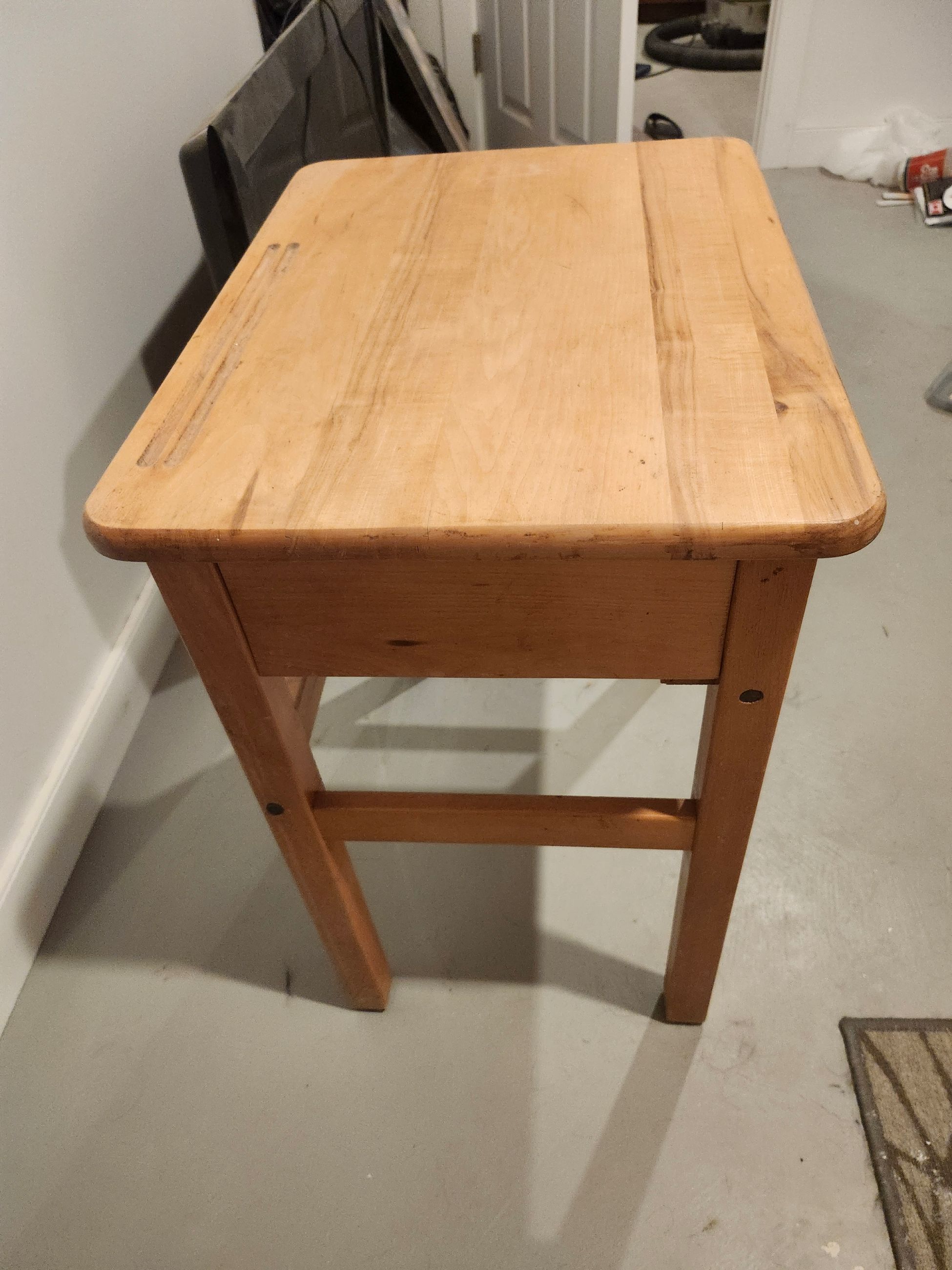 Photo of Antique childrens school desk 