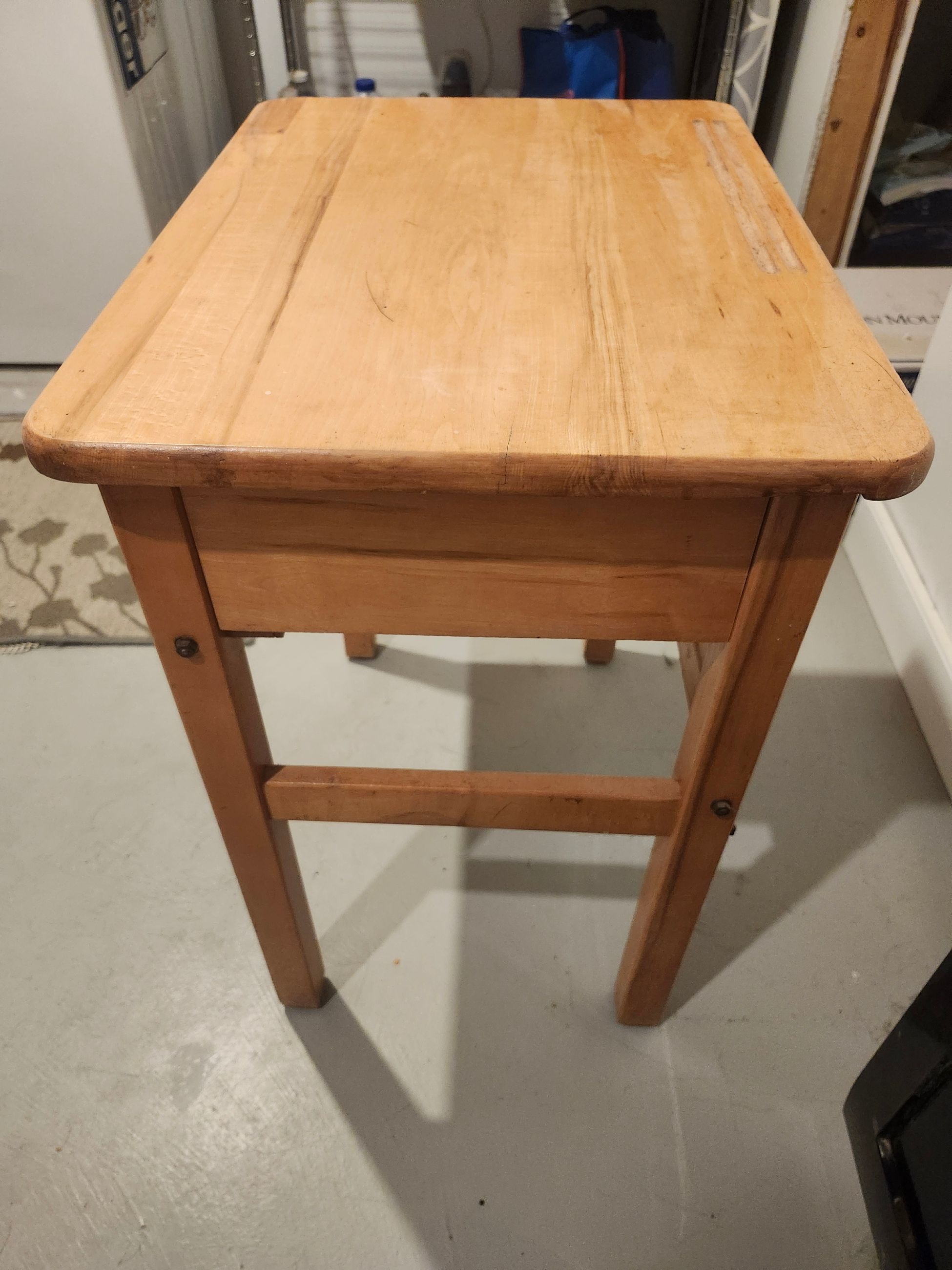 Photo of Antique childrens school desk 