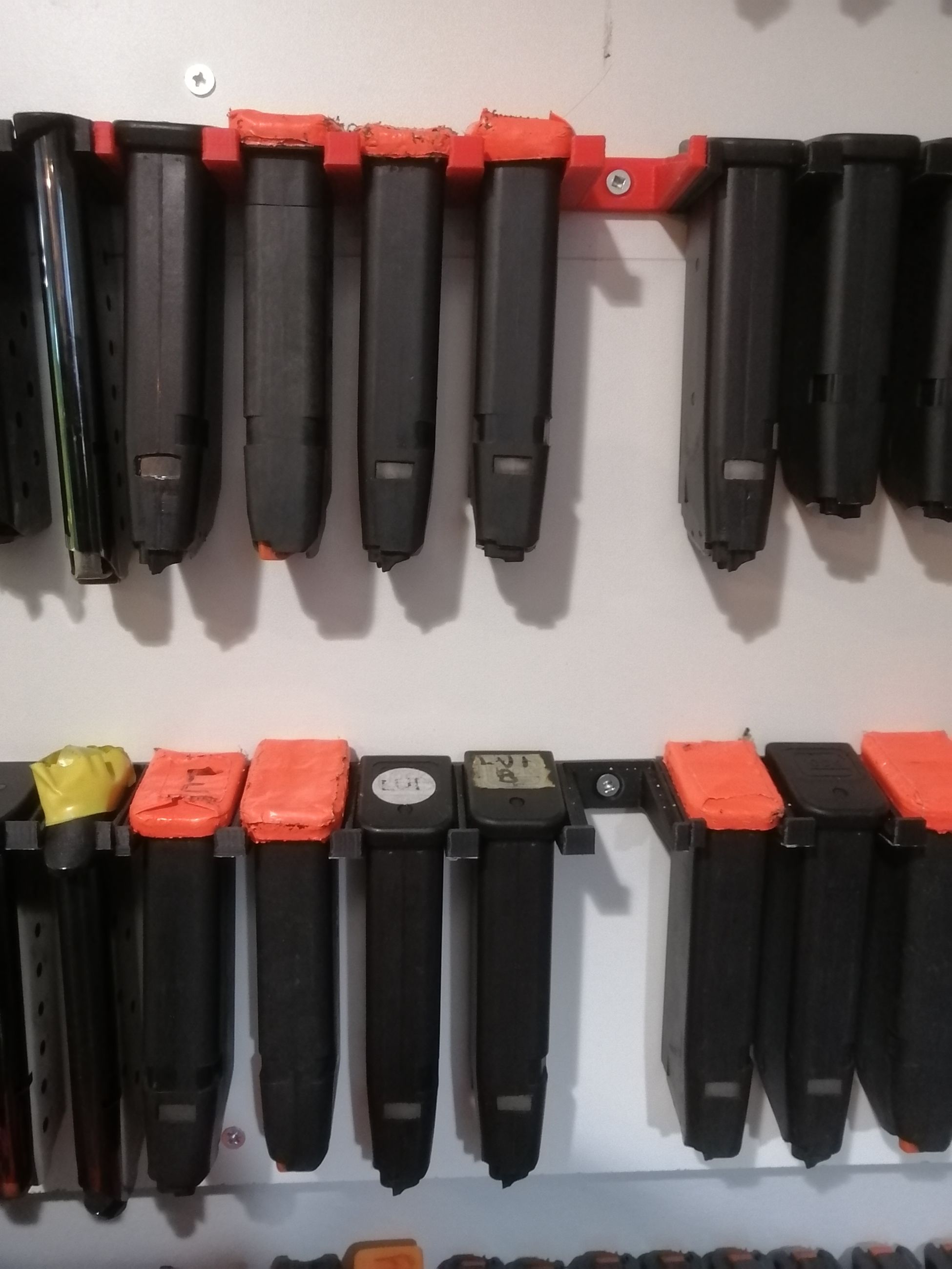 Photo of 🧱 3D Printed Pistol Magazine Wall Racks