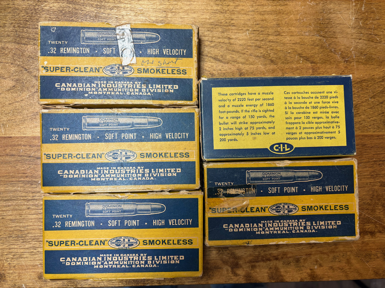 Photo of CIL .32 Remington Ammo