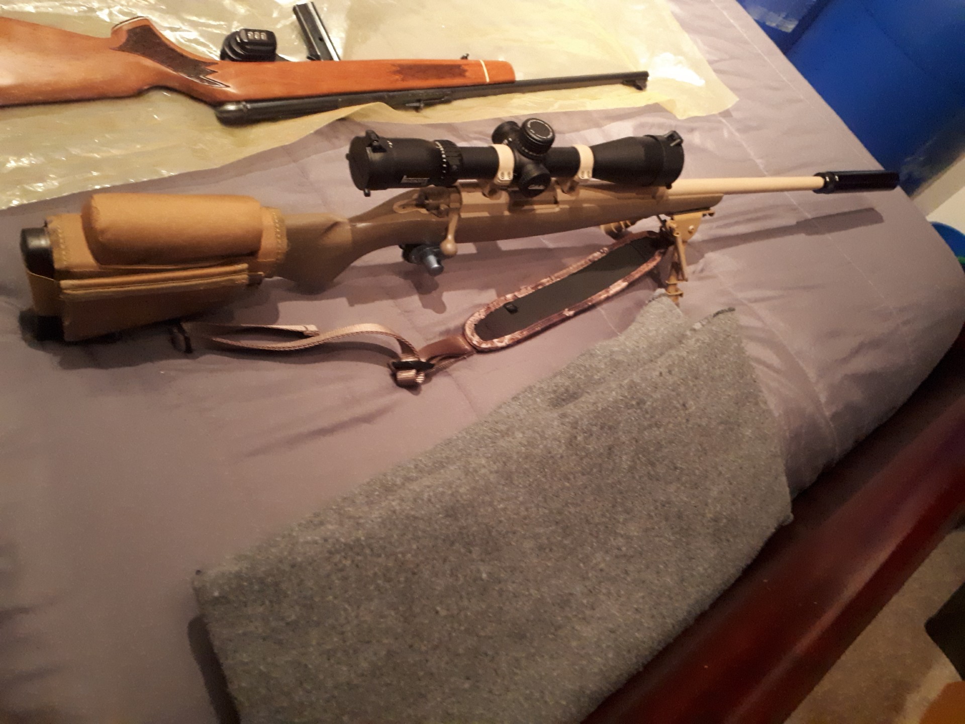 Photo of ruger 77 in 22 hornet dressed up very nice gun in mint condition. 