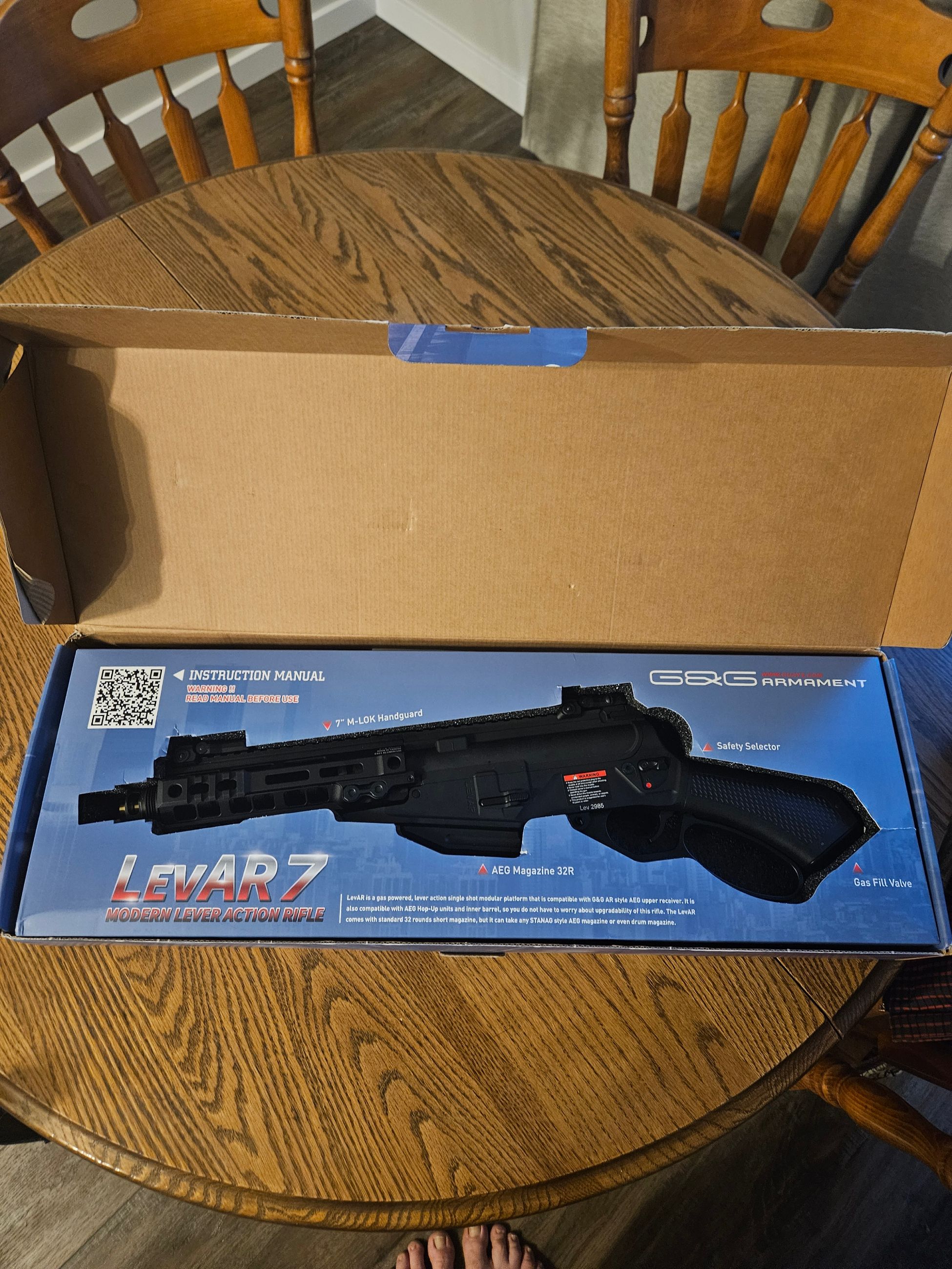 Photo of Brand new G&G levar 7" rifle