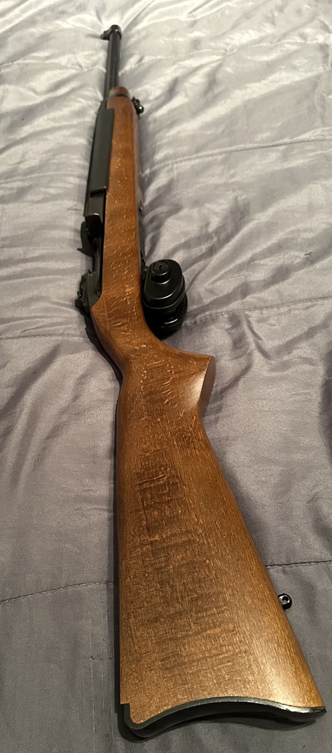 Photo of Ruger deerfield carbine fired 5 rounds this is new condition 44 magnum rifle SOLD PENDING PAYMENT