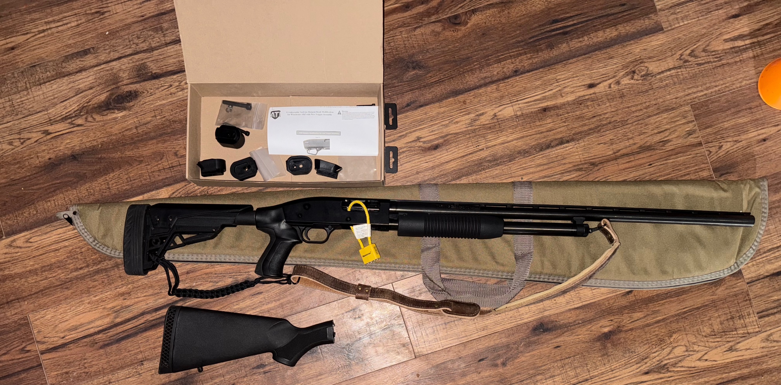 Photo of Mossberg Maverick 88 12-Gauge – ATI Tactical Adjustable Stock + Original Stock – $550 or Trade for Rifle