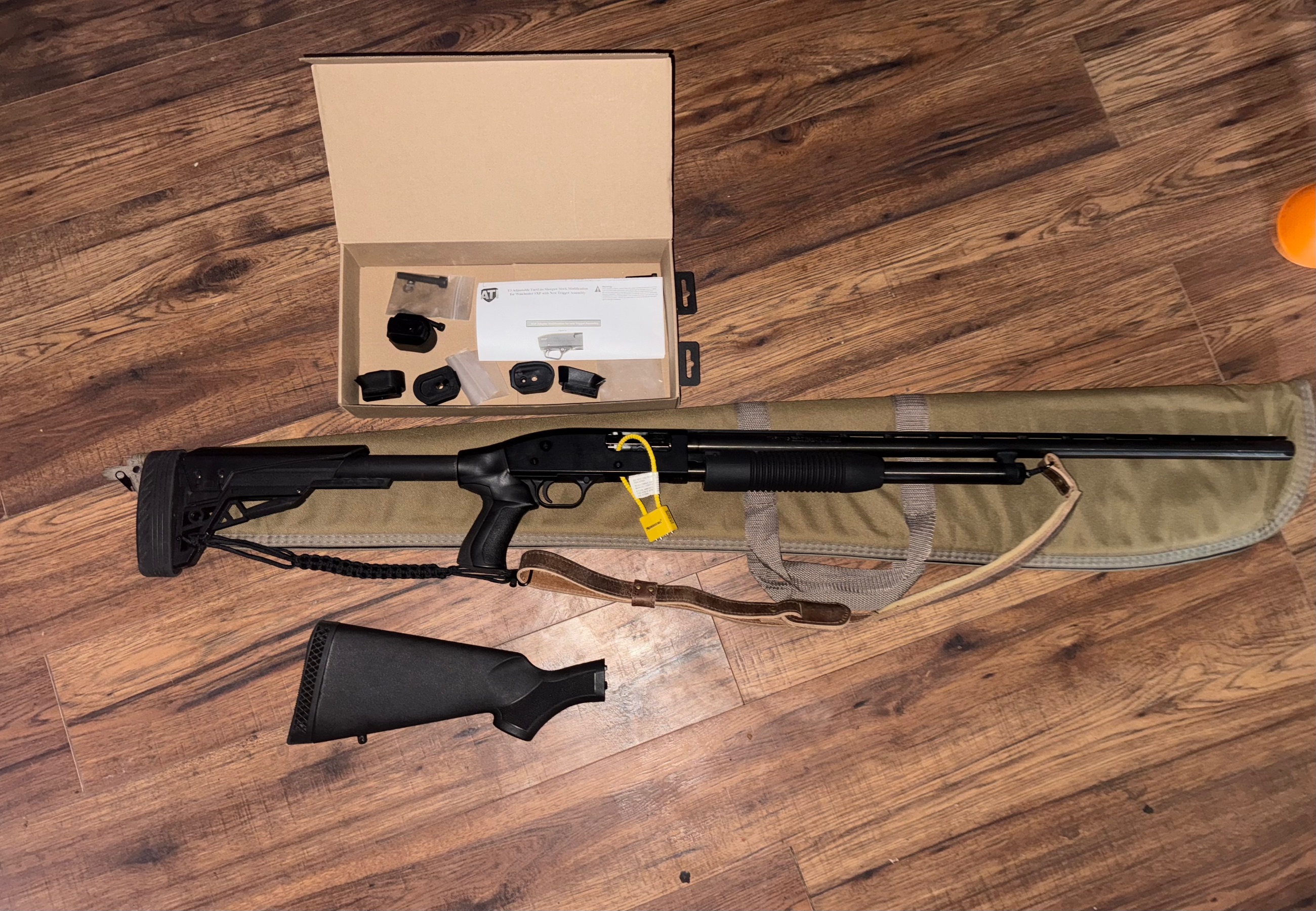 Photo of Mossberg Maverick 88 12-Gauge – ATI Tactical Adjustable Stock + Original Stock – $550 or Trade for Rifle