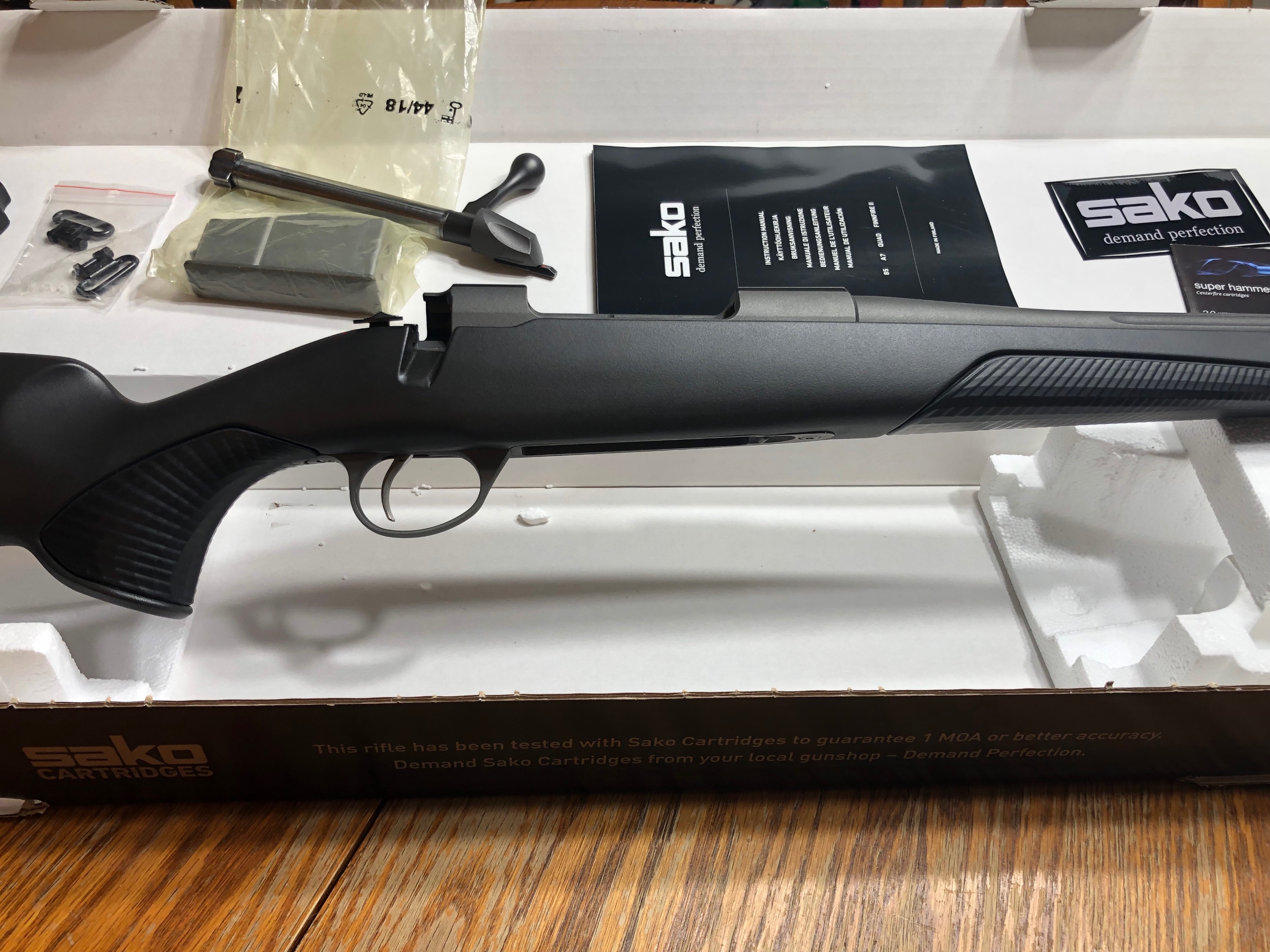 NEW! Sako 85 Finnlight II Rifle, 30-06 SPRG, 22.4", Cerakote Tungsten, Stainless Action - 8 - 1760382791083_IMG_9729