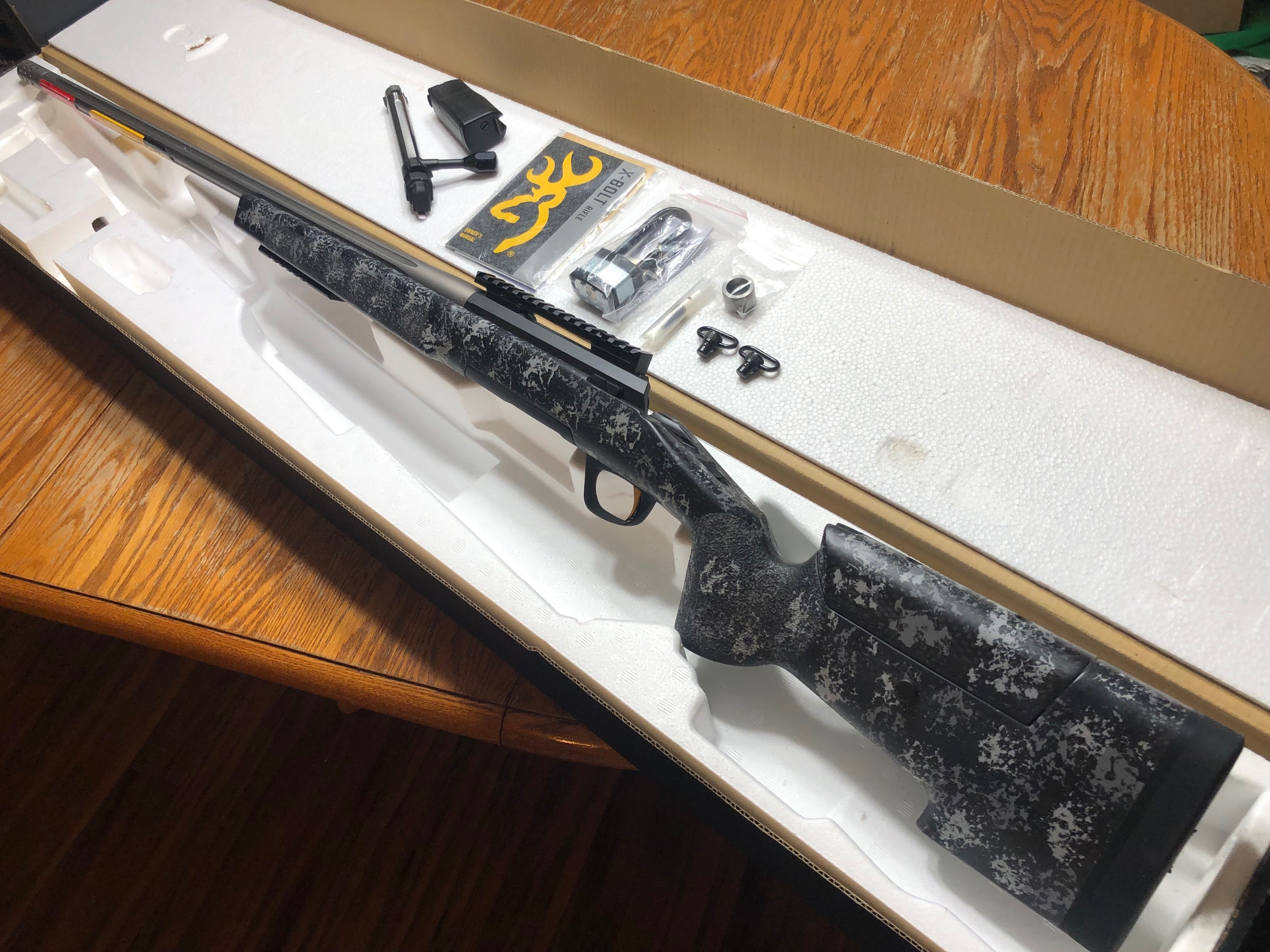 Photo of NEW! Browning X-Bolt Target McMillan A3-5 Ambush Rifle, 6.5 Creedmoor, 26"HB Fluted, Stainless Steel