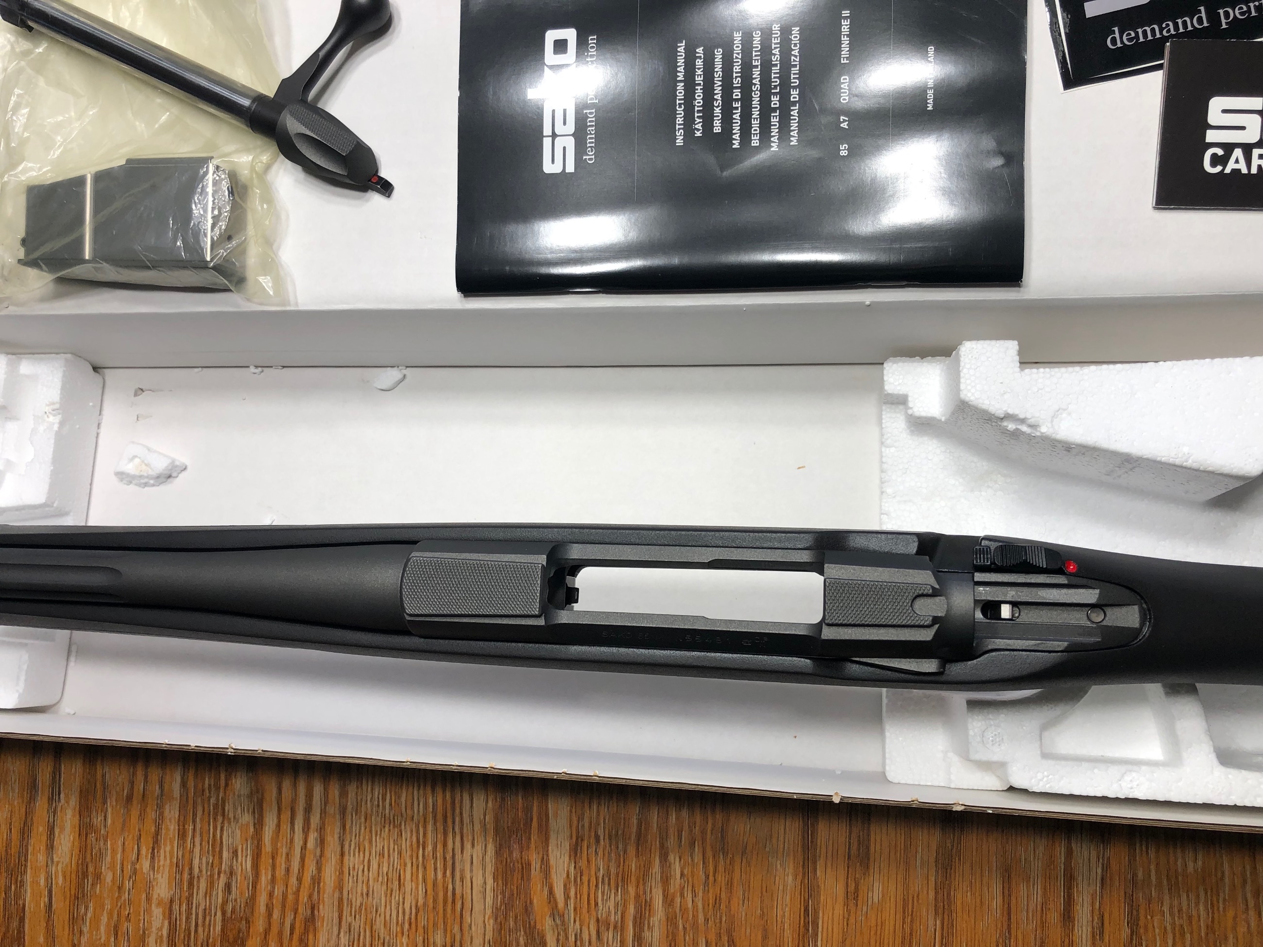 NEW! Sako 85 Finnlight II Rifle, 30-06 SPRG, 22.4", Cerakote Tungsten, Stainless Action - 14 - 1760395158984_IMG_9835