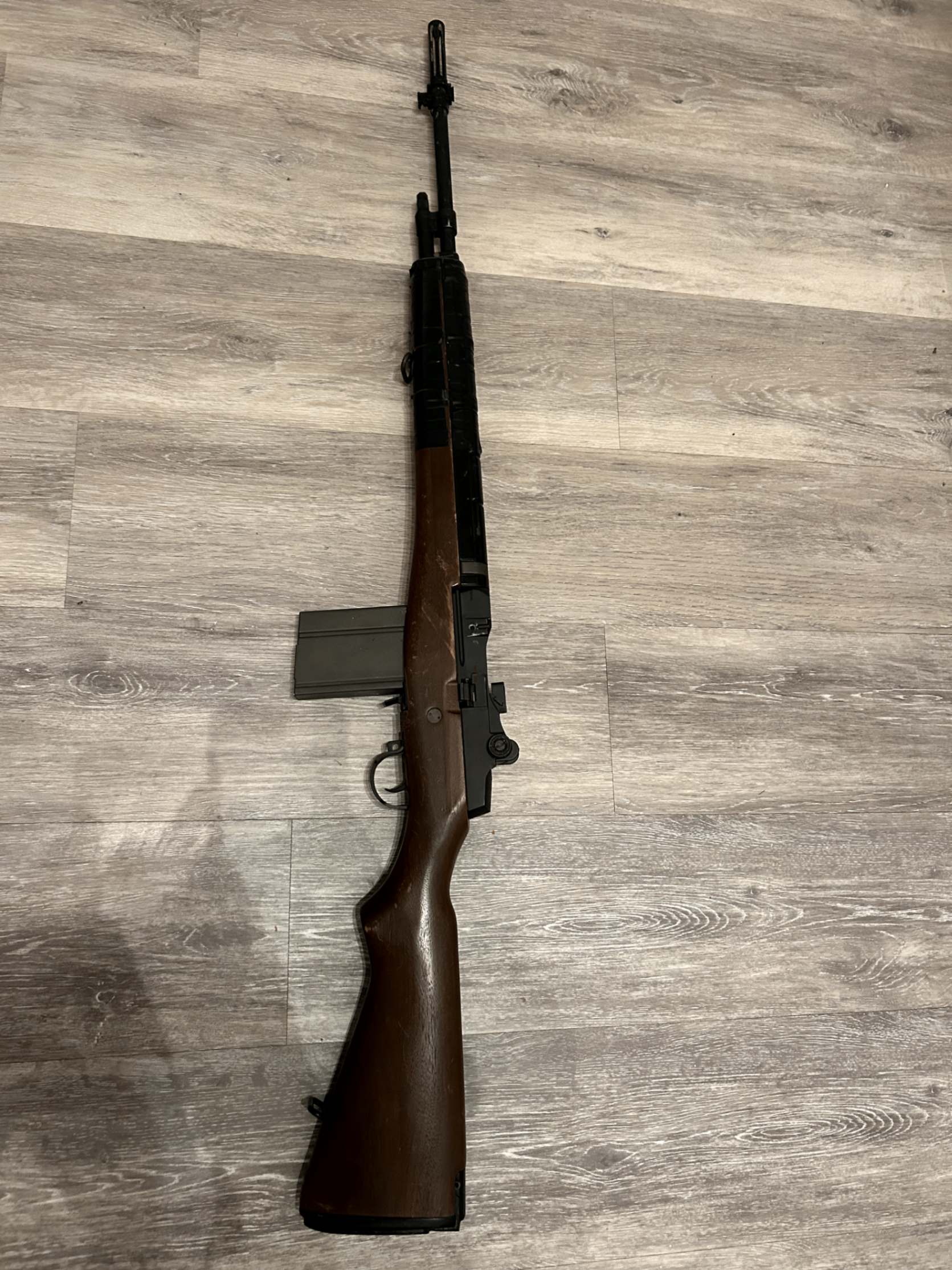 Photo of G&G M14 AEG Airsoft Rifle - Real walnut wood 