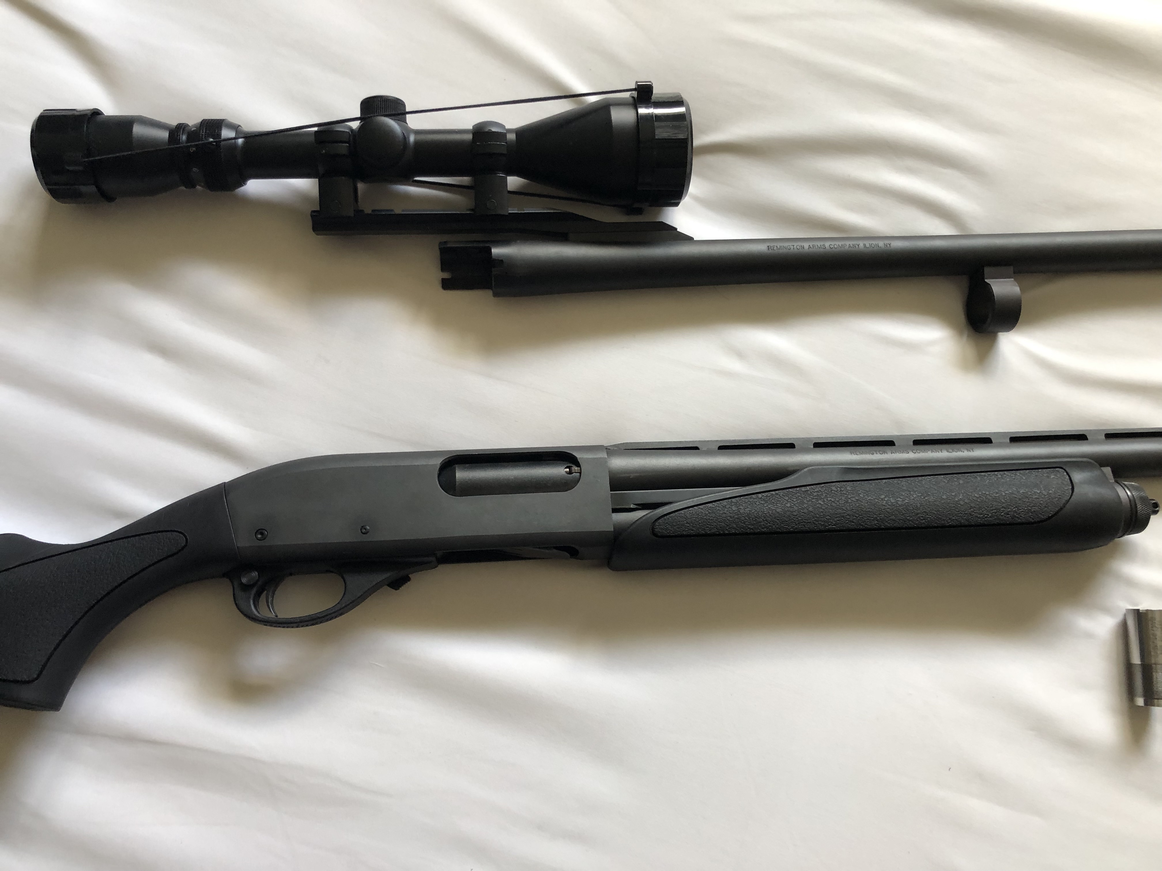 Remington 870 Express 12ga, 3” Shotgun - 28” Field Vent Rib Barrel, and chokes        **23” Cantilever Rifled Barrel, sold** - 3 - 1760418454543_IMG_4731