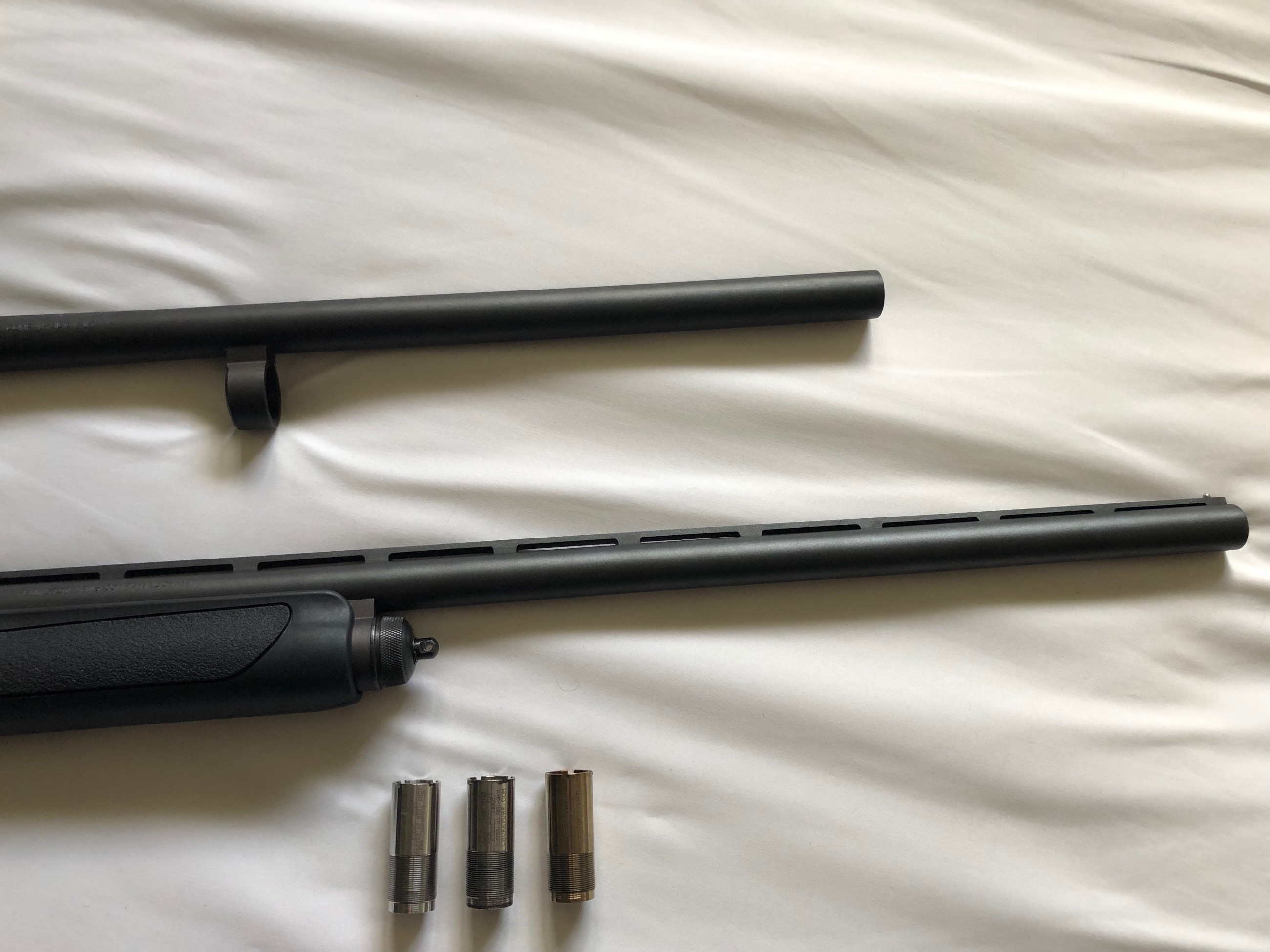 Remington 870 Express 12ga, 3” Shotgun - 28” Field Vent Rib Barrel, and chokes        **23” Cantilever Rifled Barrel, sold** - 4 - 1760418454609_IMG_4732