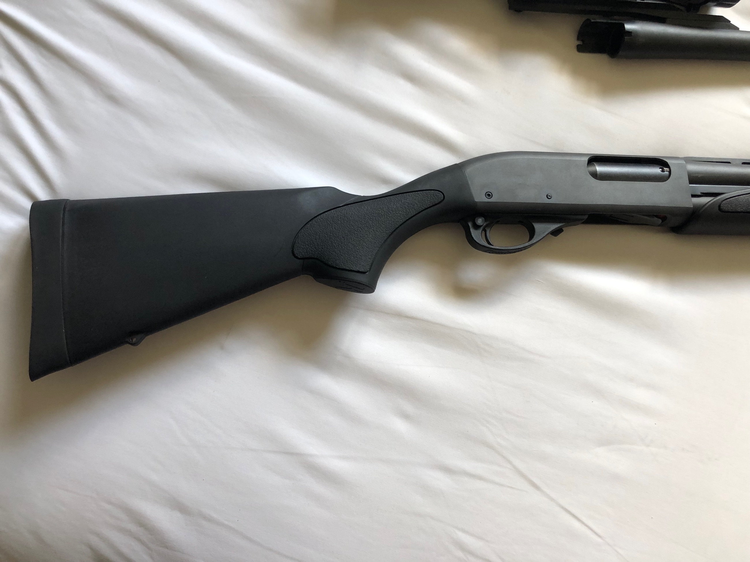 Remington 870 Express 12ga, 3” Shotgun - 28” Field Vent Rib Barrel, and chokes        **23” Cantilever Rifled Barrel, sold** - 2 - 1760418454720_IMG_4730