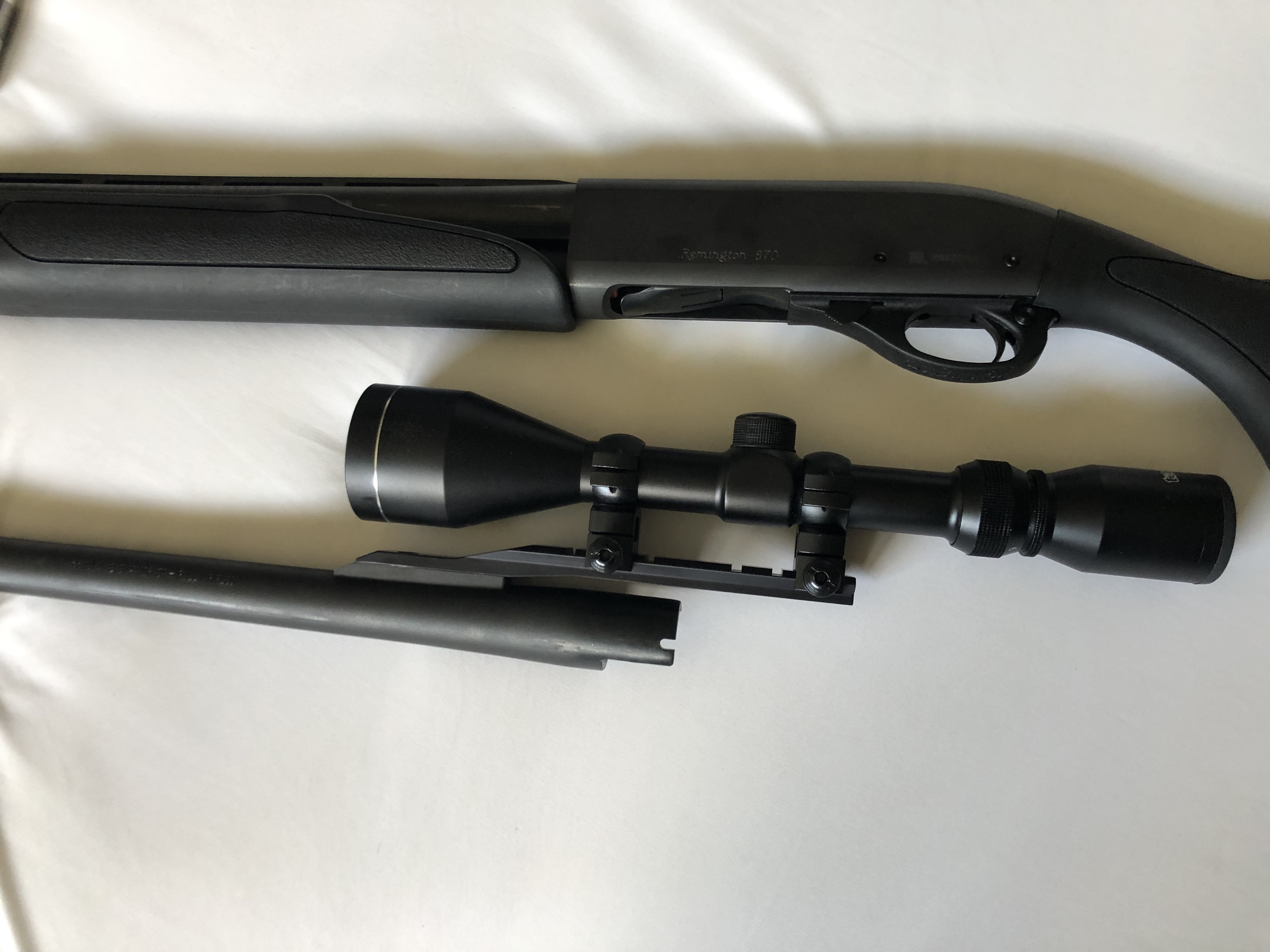 Remington 870 Express 12ga, 3” Shotgun - 28” Field Vent Rib Barrel, and chokes        **23” Cantilever Rifled Barrel, sold** - 7 - 1760418480793_IMG_4736