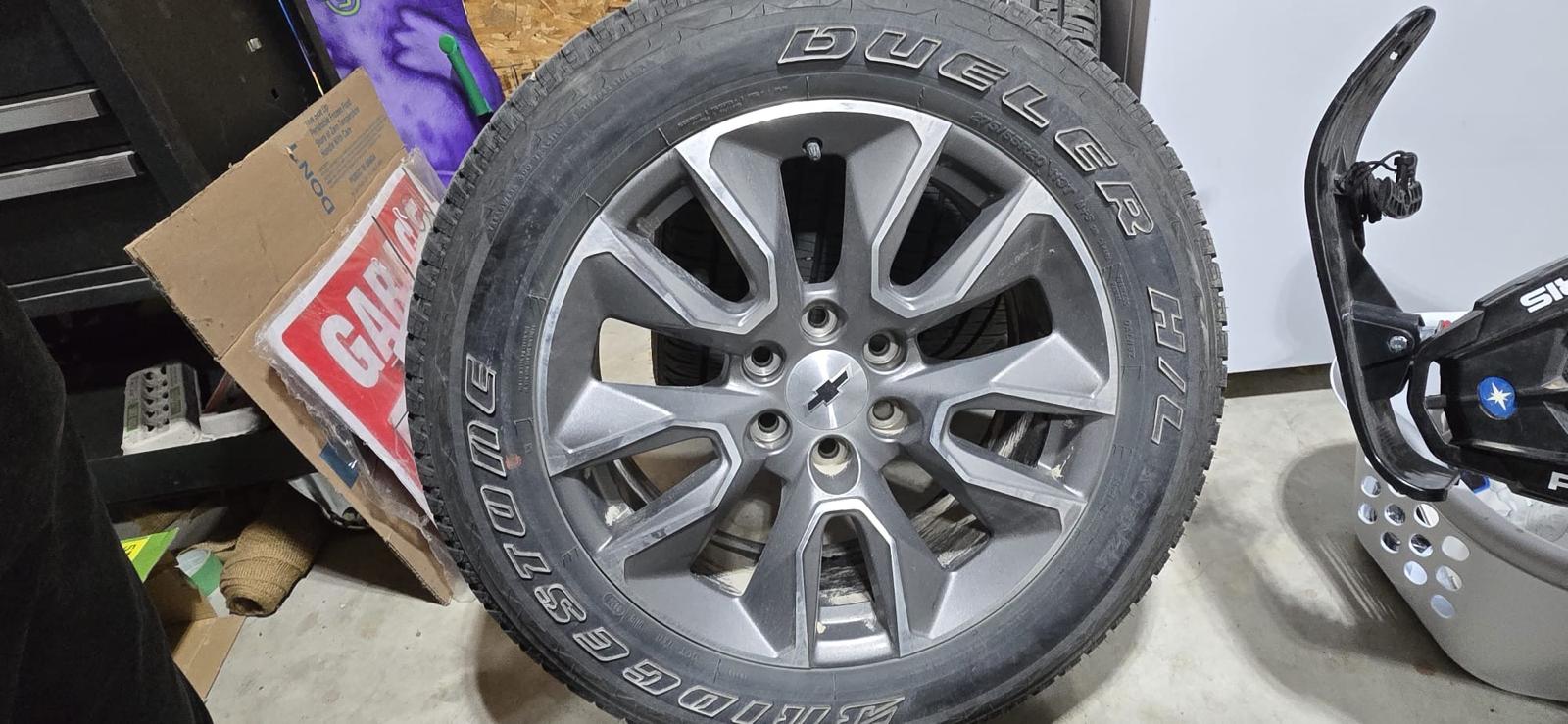 Photo of 20” Chevy Tires 