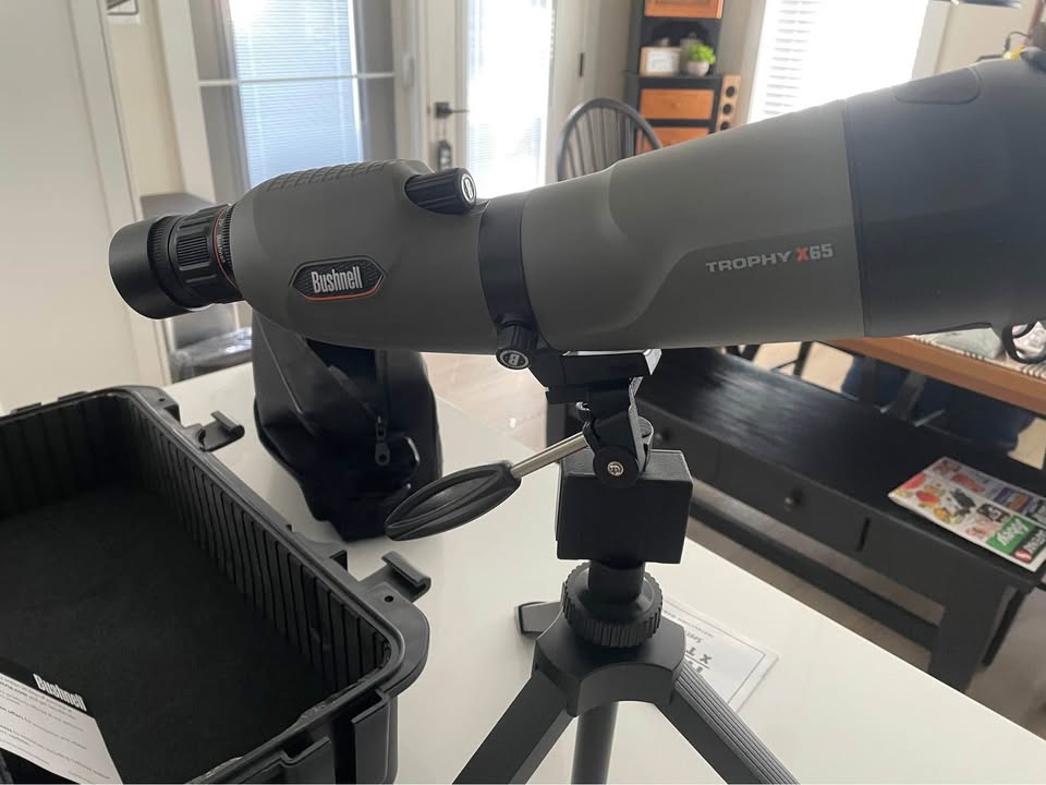 Photo of Bushnell Xtreme Spotting Scope 20-60x65 With Stand Used once As New