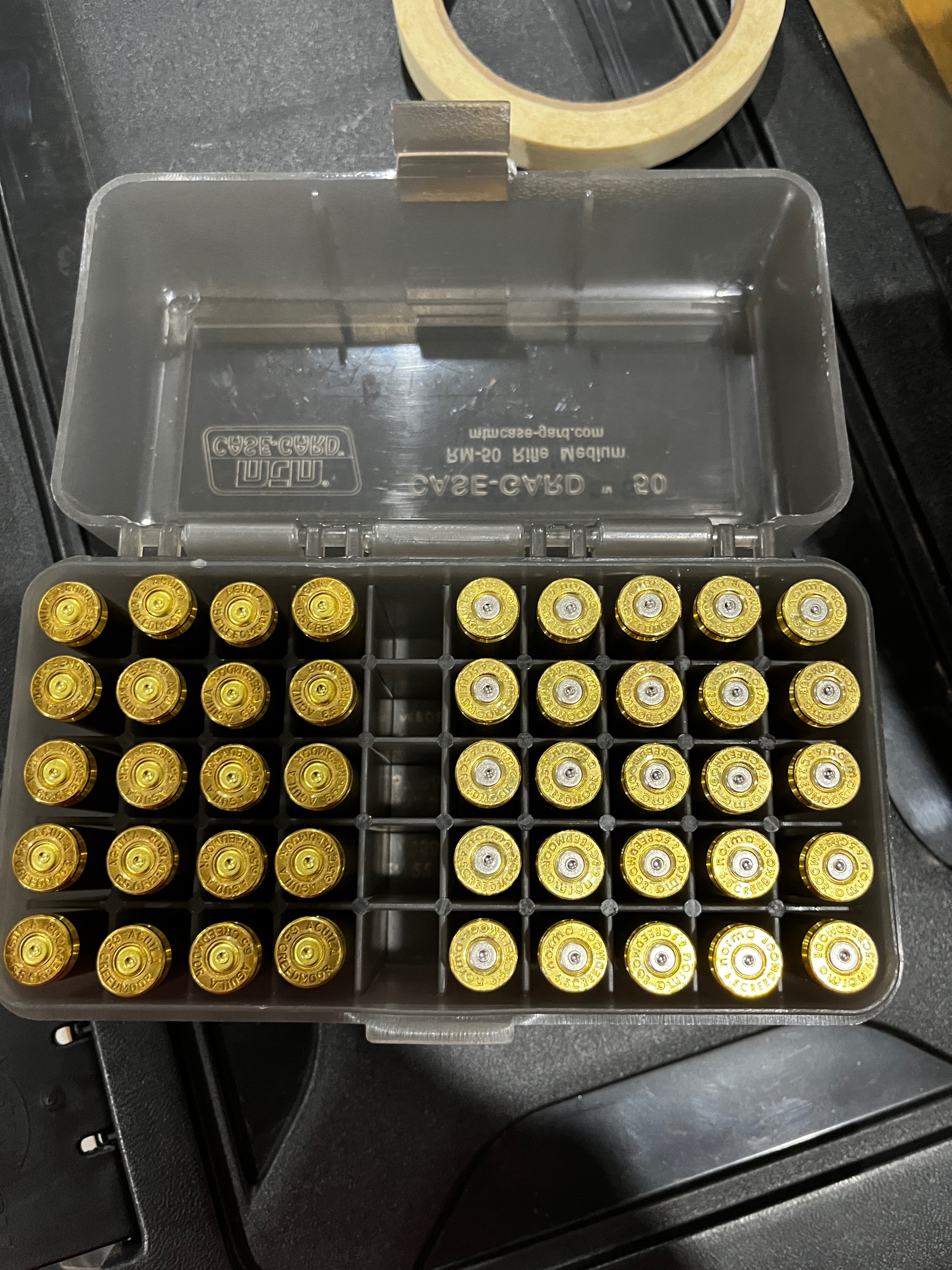 Photo of 308 Brass. Once fired and 6.5 Creedmoor