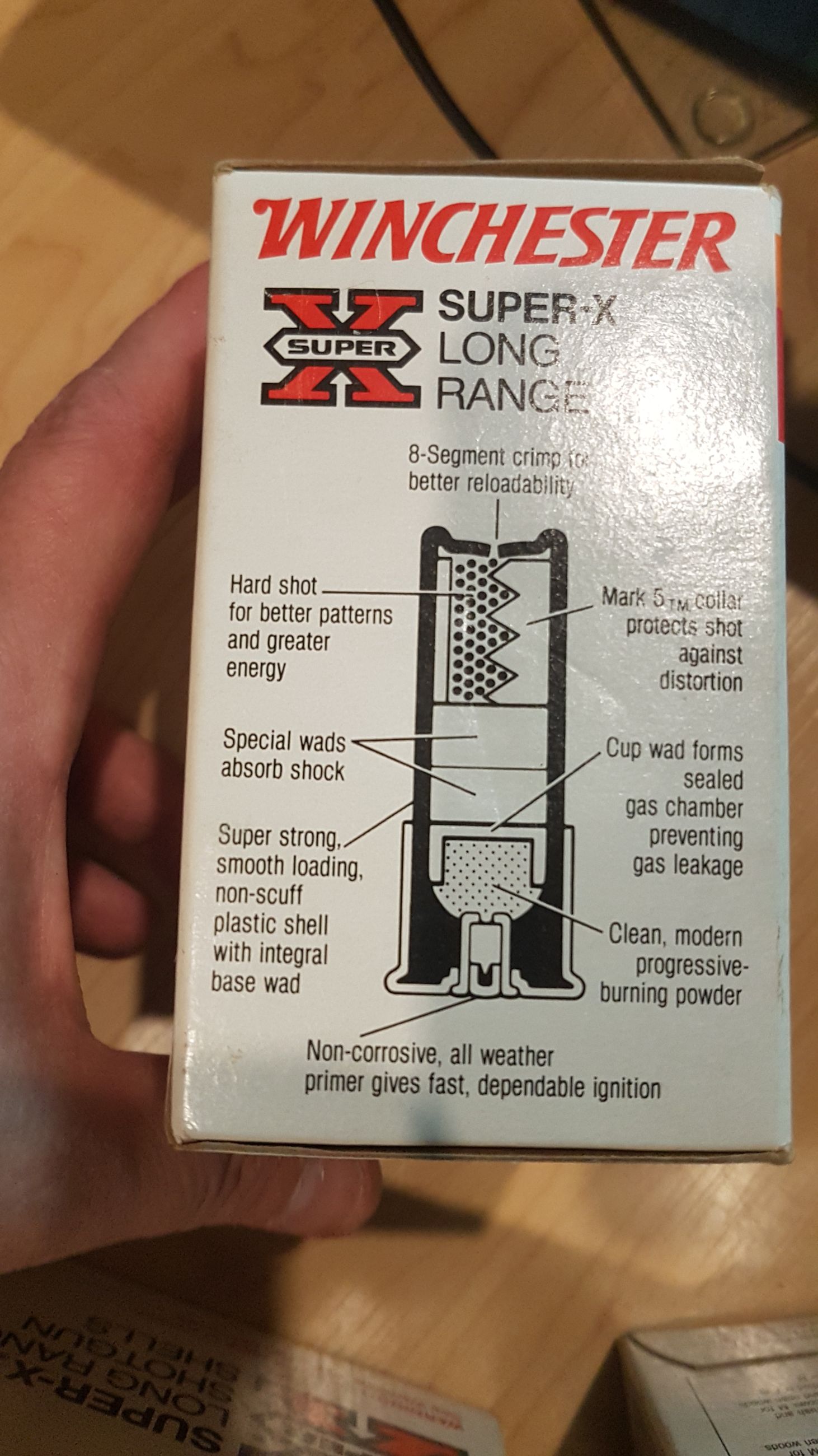1 box (25ct.) Winchester super-X long range shotgun shells  12ga. 2-3/4" shot:4 1-1/4oz. Shot 3-3/4dr.equiv.pwdr x12 ( mellonRSCA) - 2 - 1760678591993_17606785849238579871250875613158
