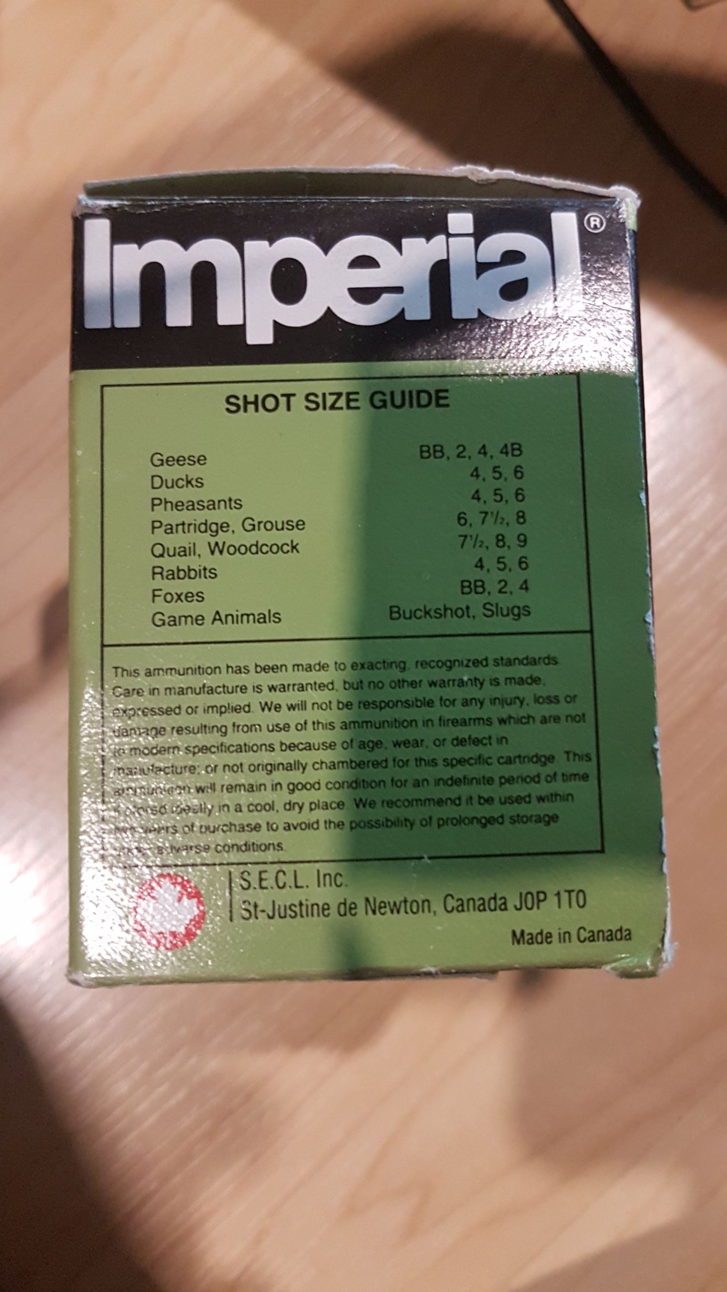 1 box (20ct.) Imperial special long range shot shells 12 ga. 2-3/4" Dr.Rquiv Max 1-1/4oz shot size 4 code IL ( mellonRSCA) - 2 - 1760679030904_17606790211568804171960825026227