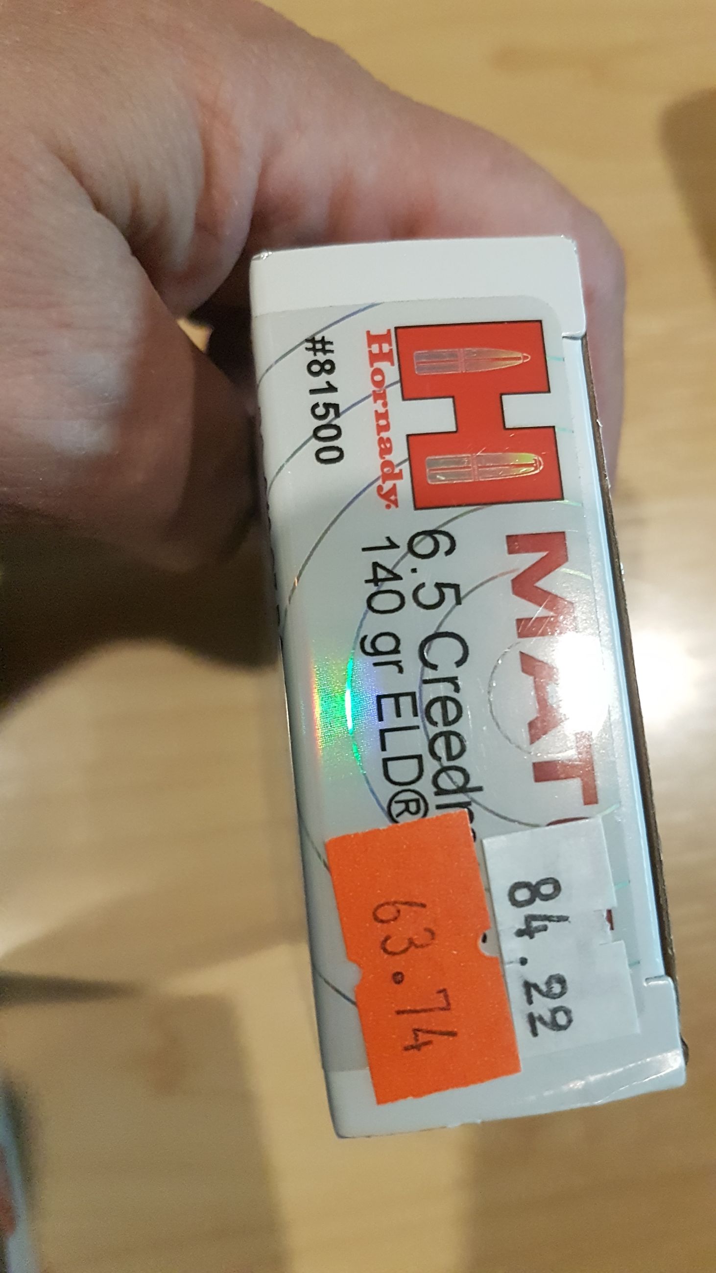 1 box (20ct.) Hornady Match 6.5 Creedmoor 140gr. ELD MATCH ( mellonRSCA) - 2 - 1760679267320_17606792582892093969576254884914