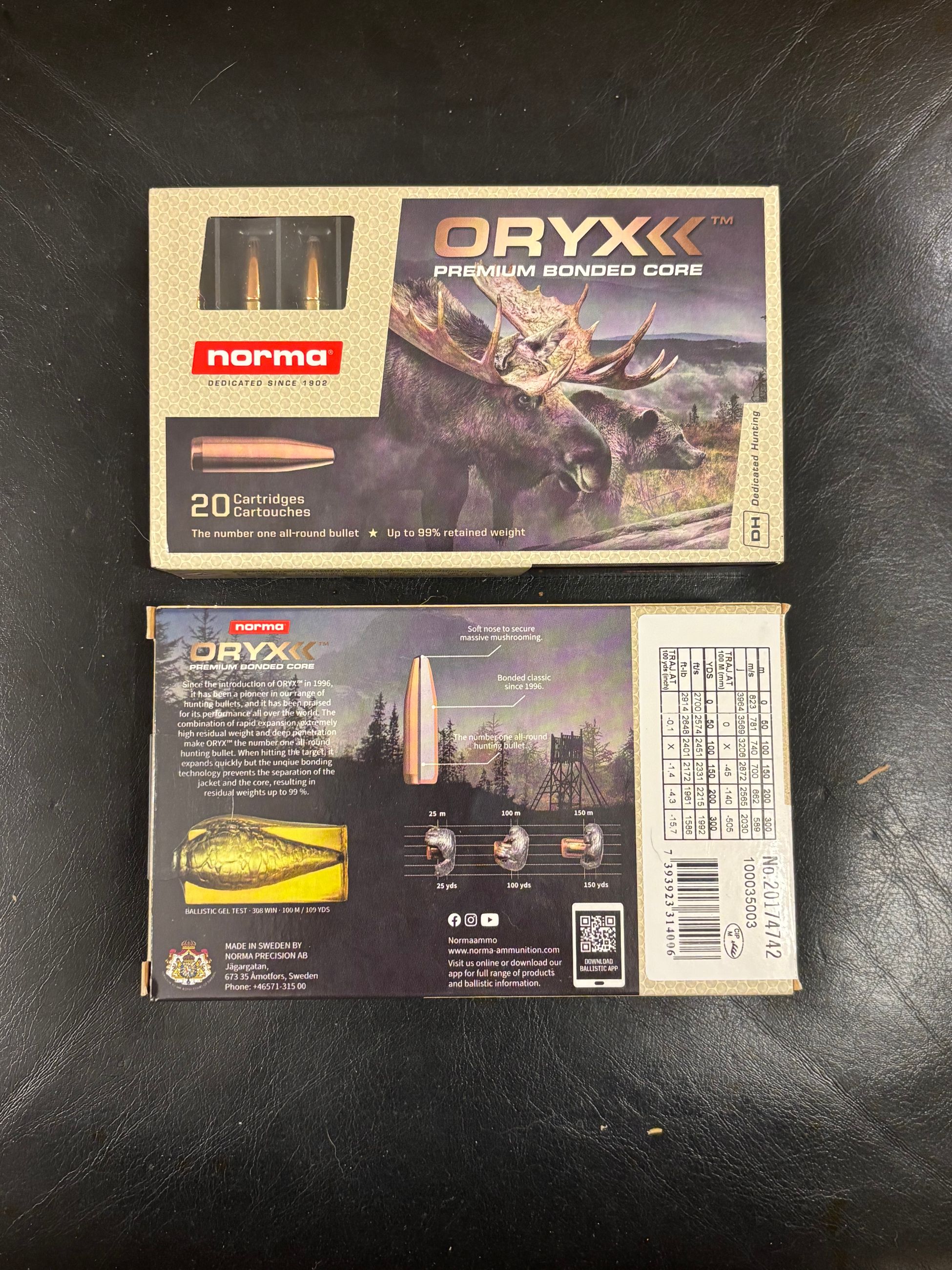 Photo of Norma Oryx 30-06  180 gr.