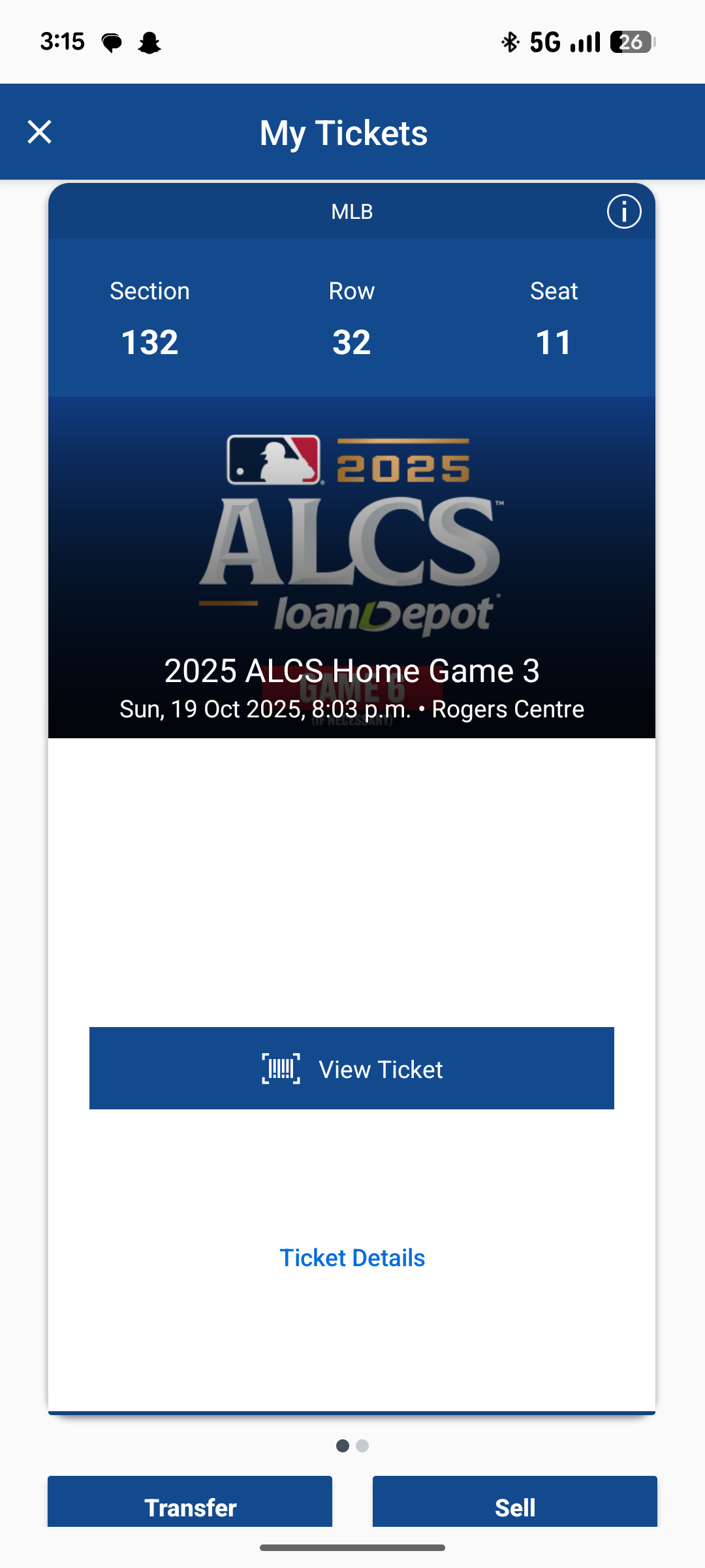 Photo of ALCS game 6 