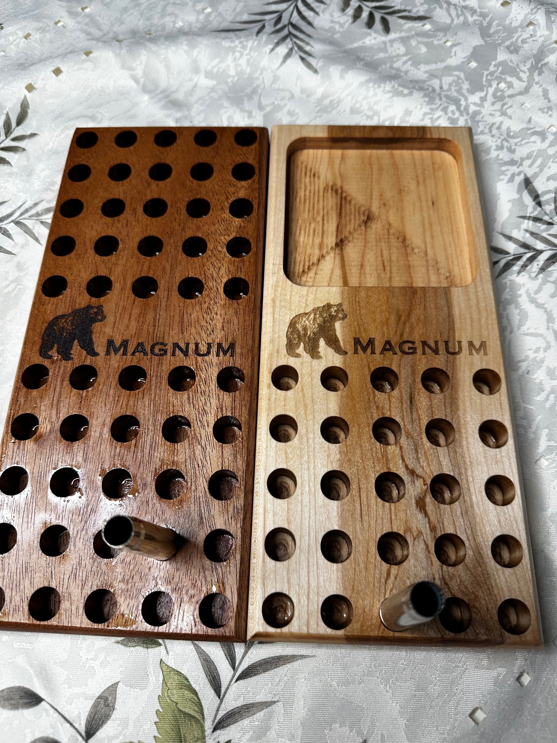 Photo of 25 Hole Plus Tray Area or 50 Hole Reloading Block