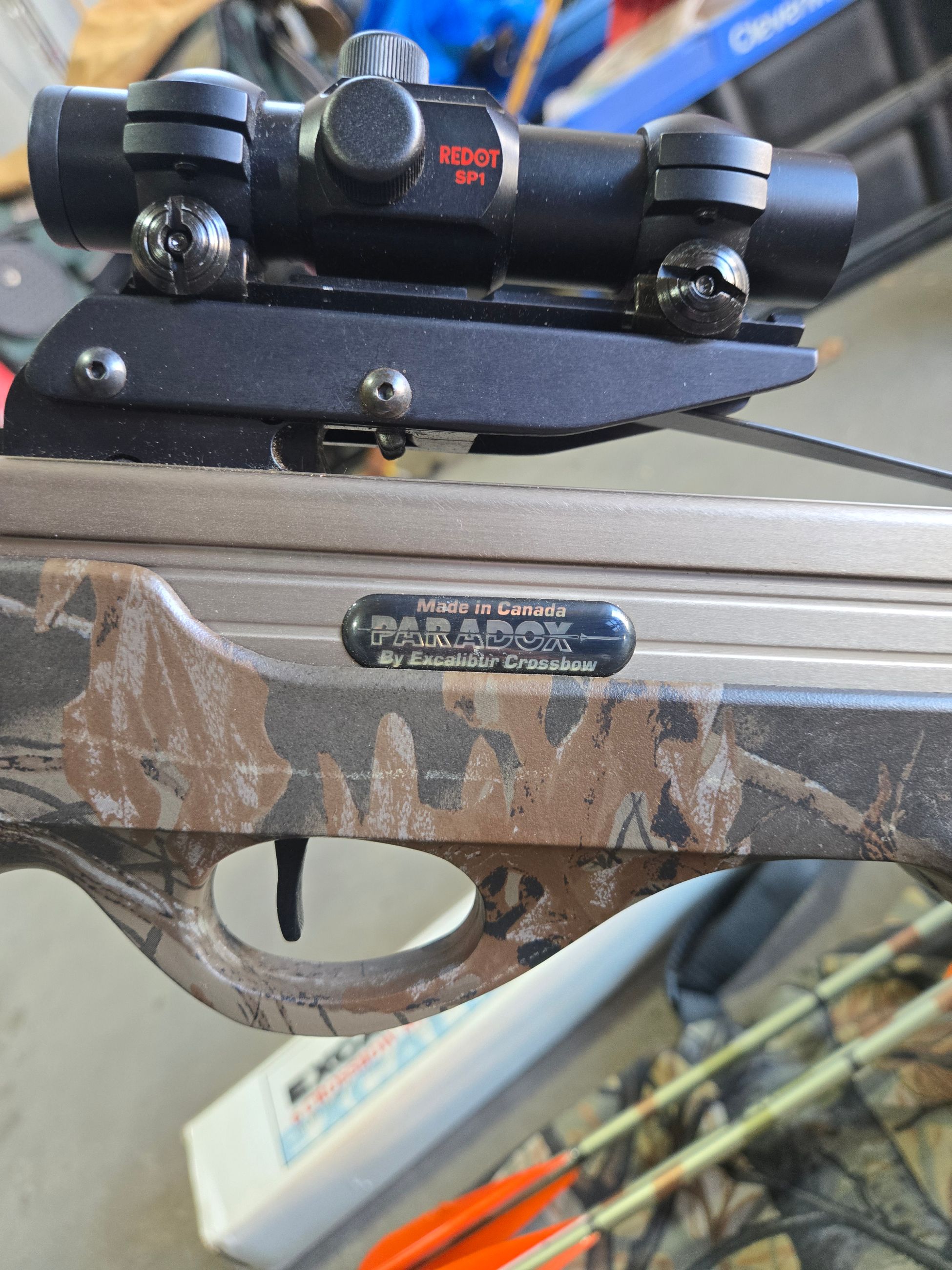 Photo of Excalibur Paradox Crossbow/Millet sp1 red dot