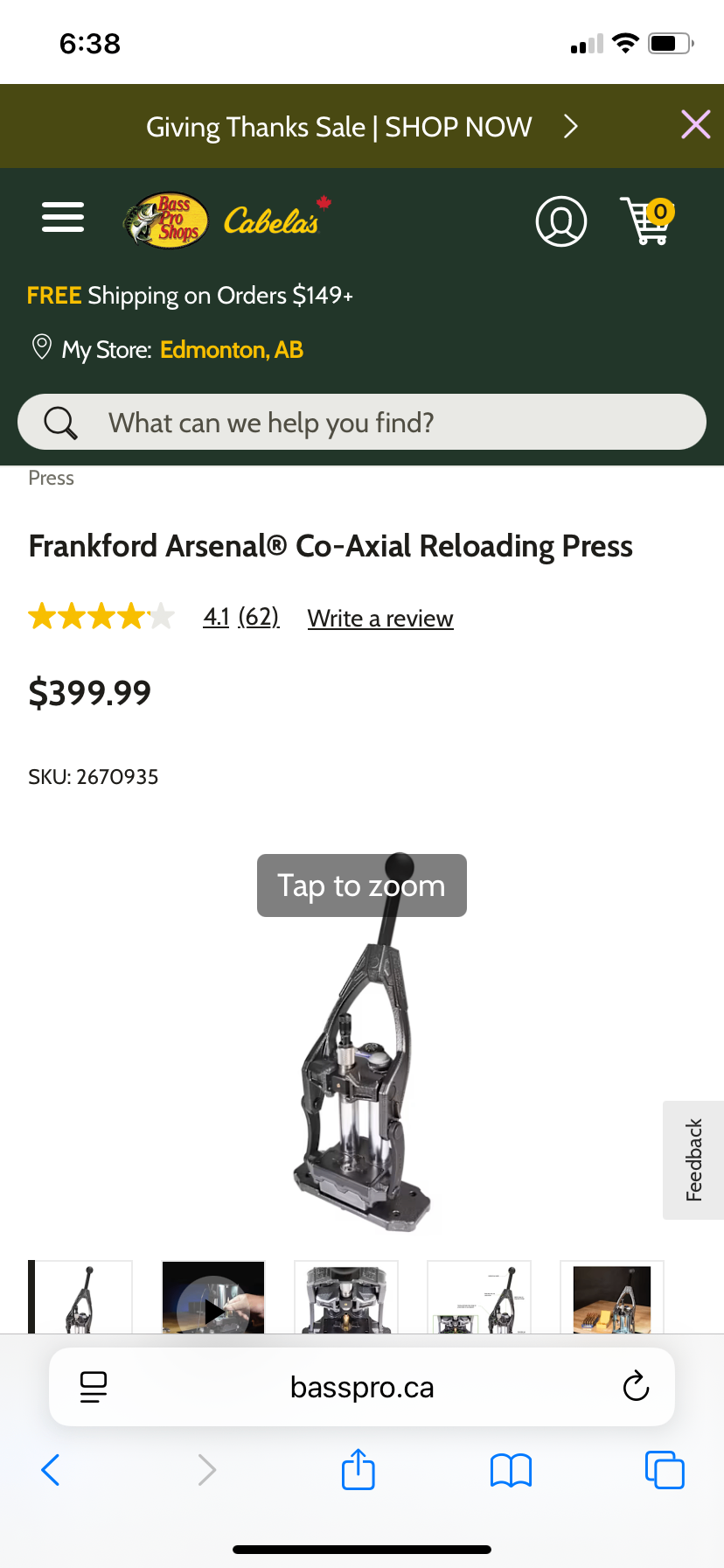 Frankford Arsenal bullet press and stainless steel pin brass cleaner - 2 - 1760834855209_IMG_9426