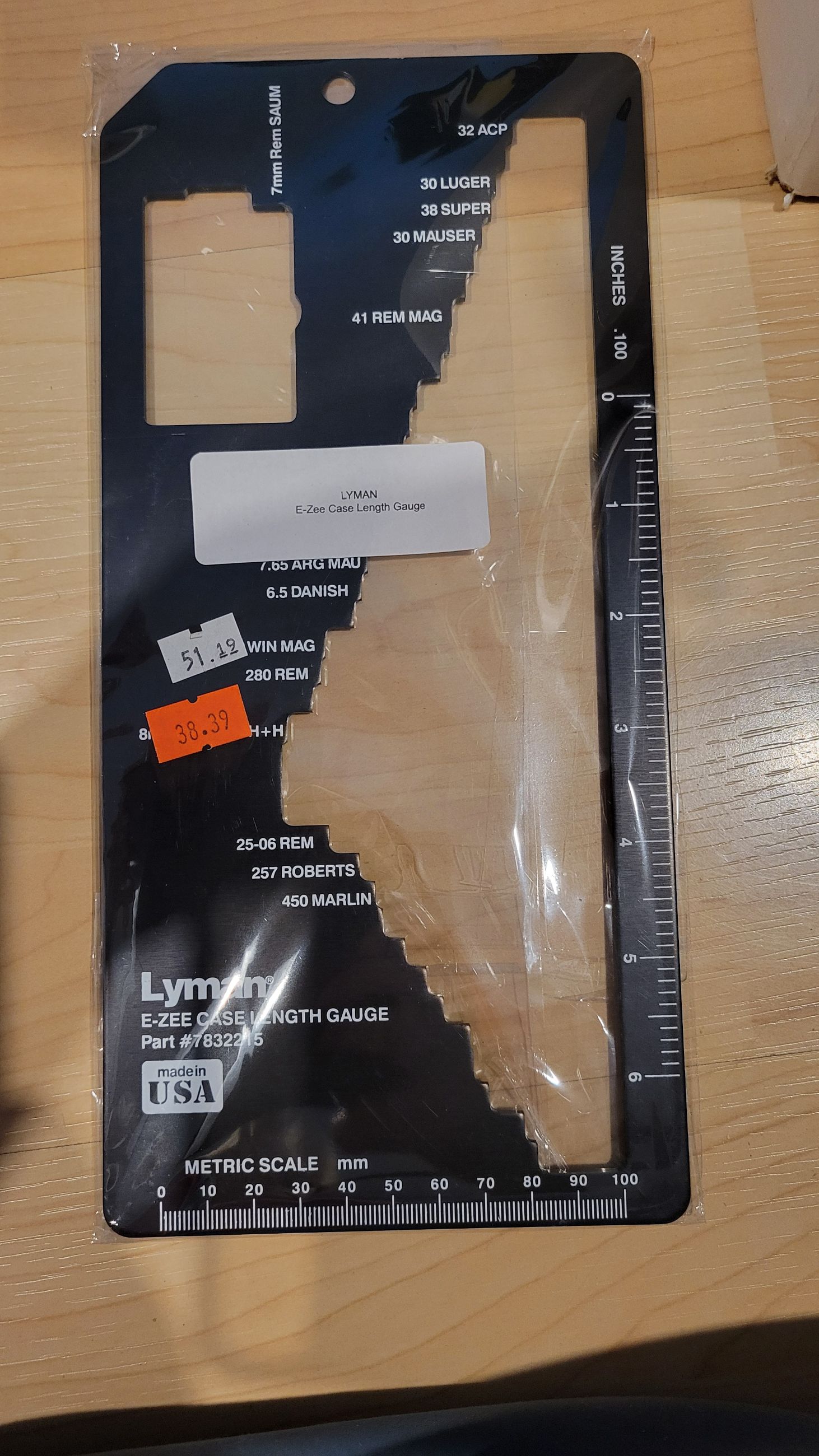 Photo of Lyman E-ZEE CASE LENGTH GAUGE  for reloading ammo ( mellonRSCA)