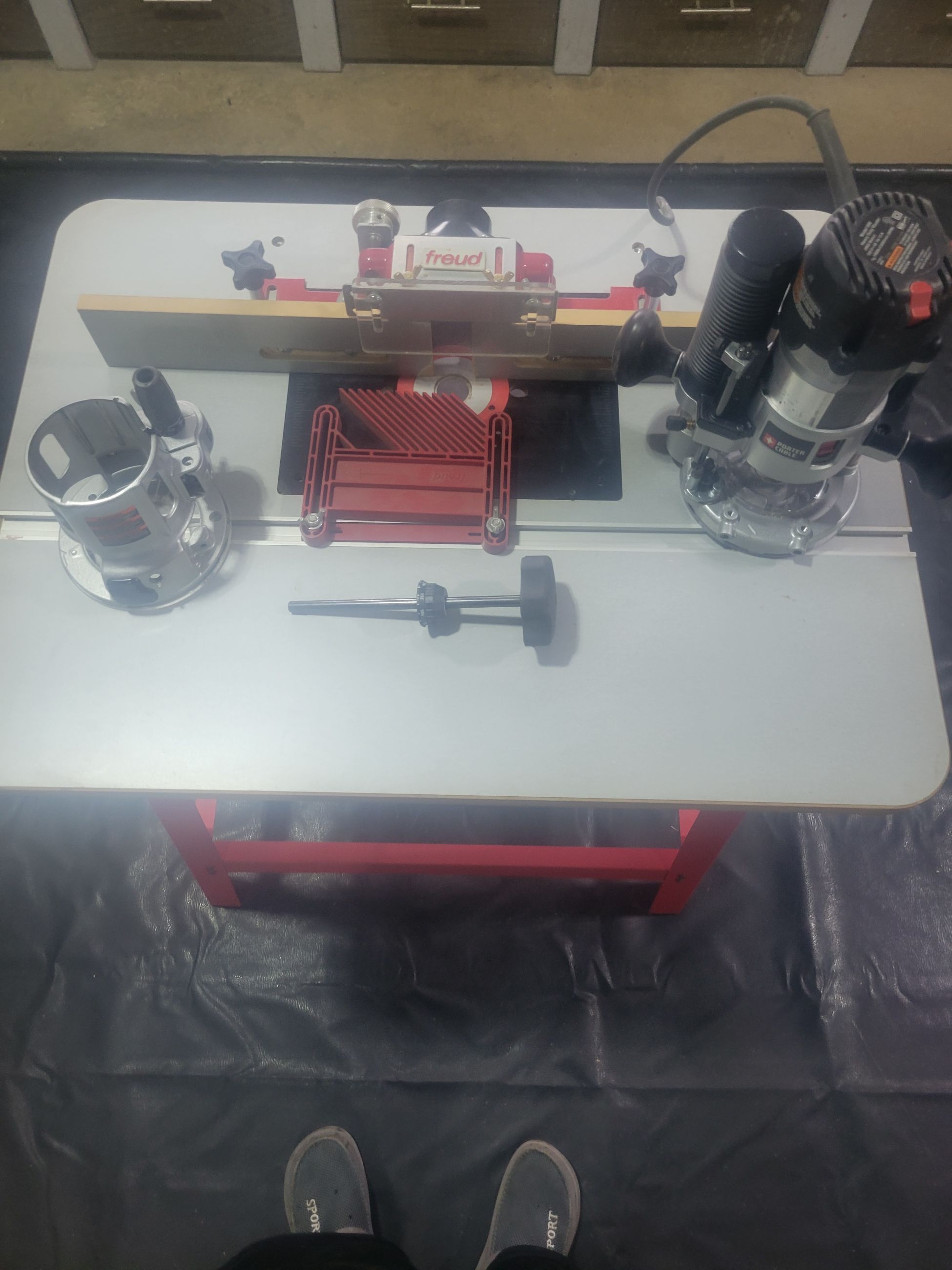 Photo of Router and Table