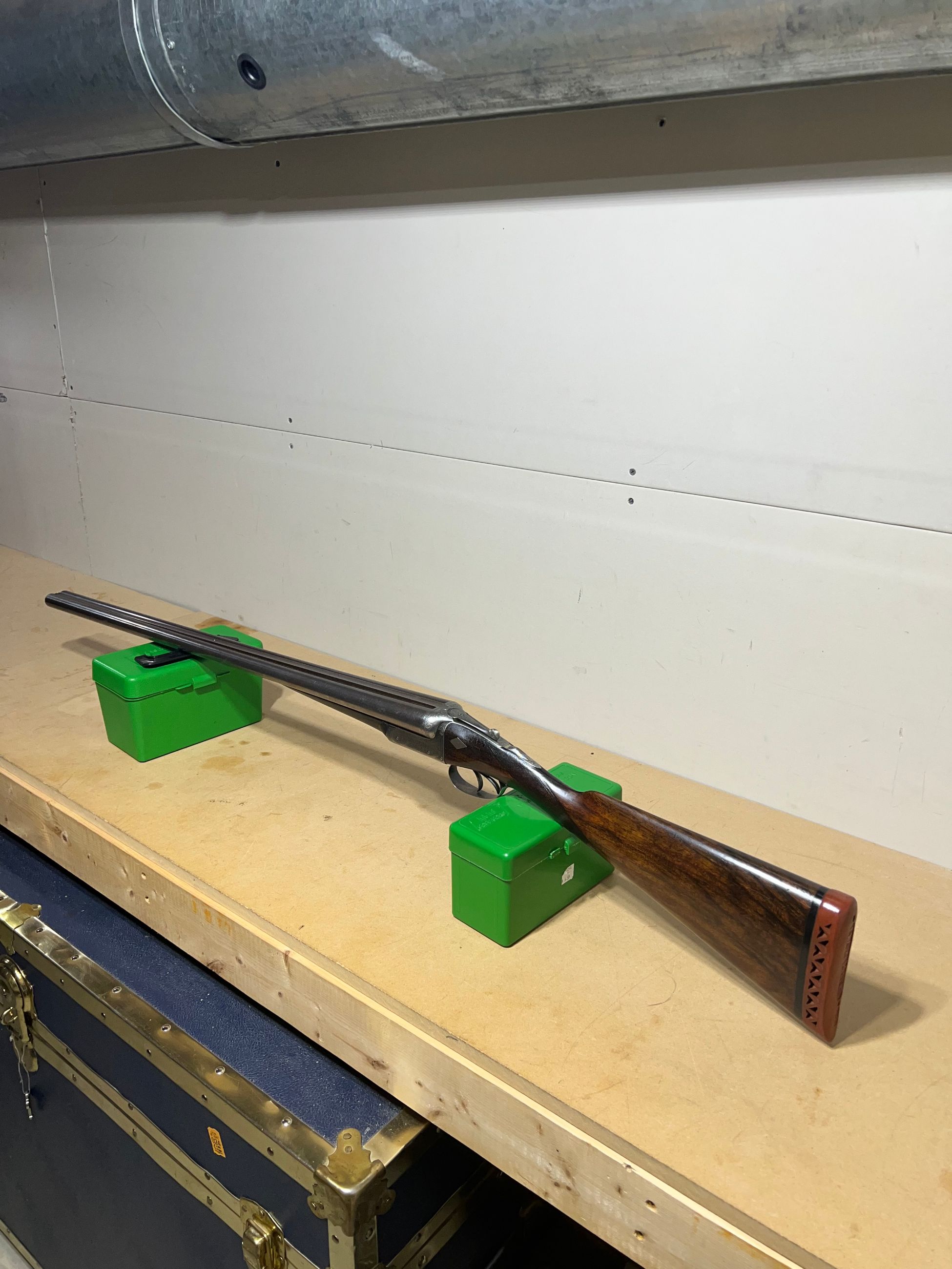 Photo of Webley double barrel 12 ga. shotgun